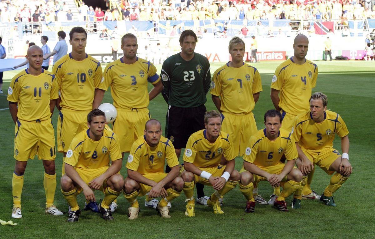 Sweden team photo at the 2006 World Cup in Germany.