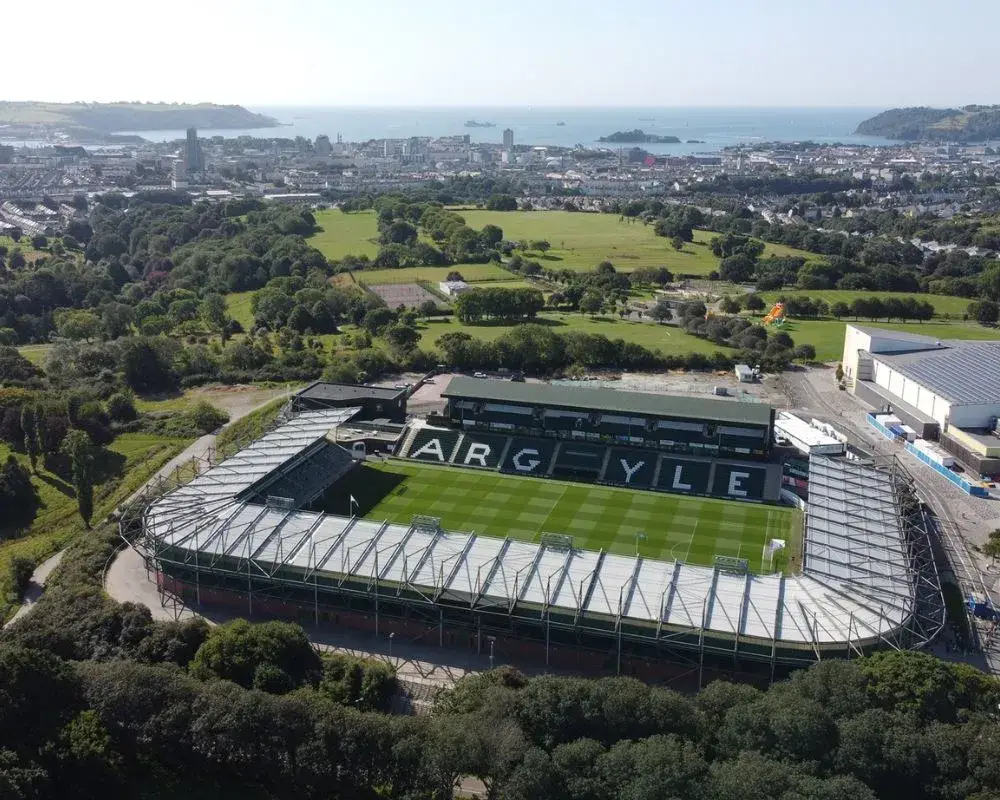 Sân vận động Home Park - Niềm tự hào của câu lạc bộ Plymouth Argyle