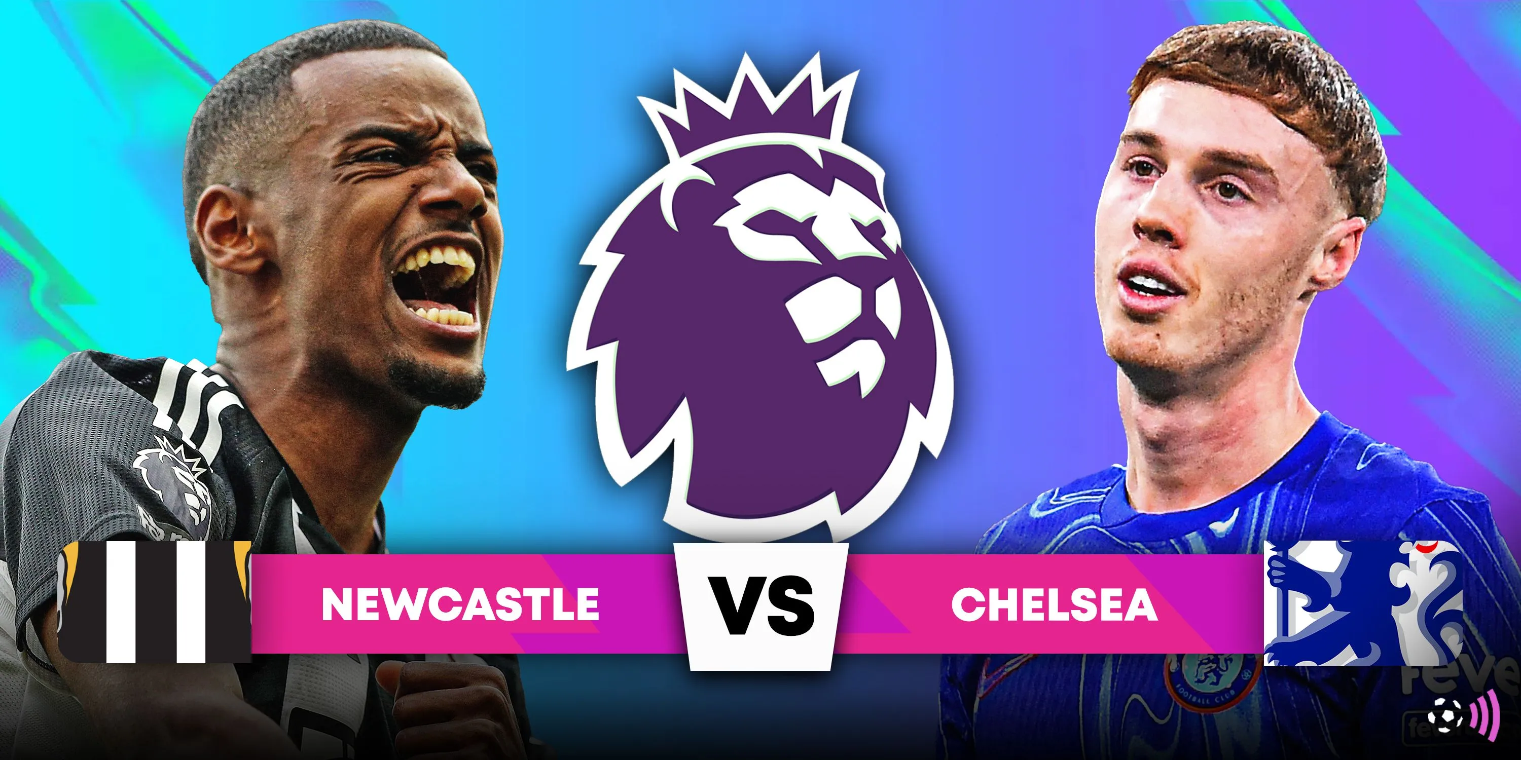Alexander Isak của Newcastle và Cole Palmer của Chelsea tranh bóng quyết liệt trong một trận đấu tại Ngoại hạng Anh