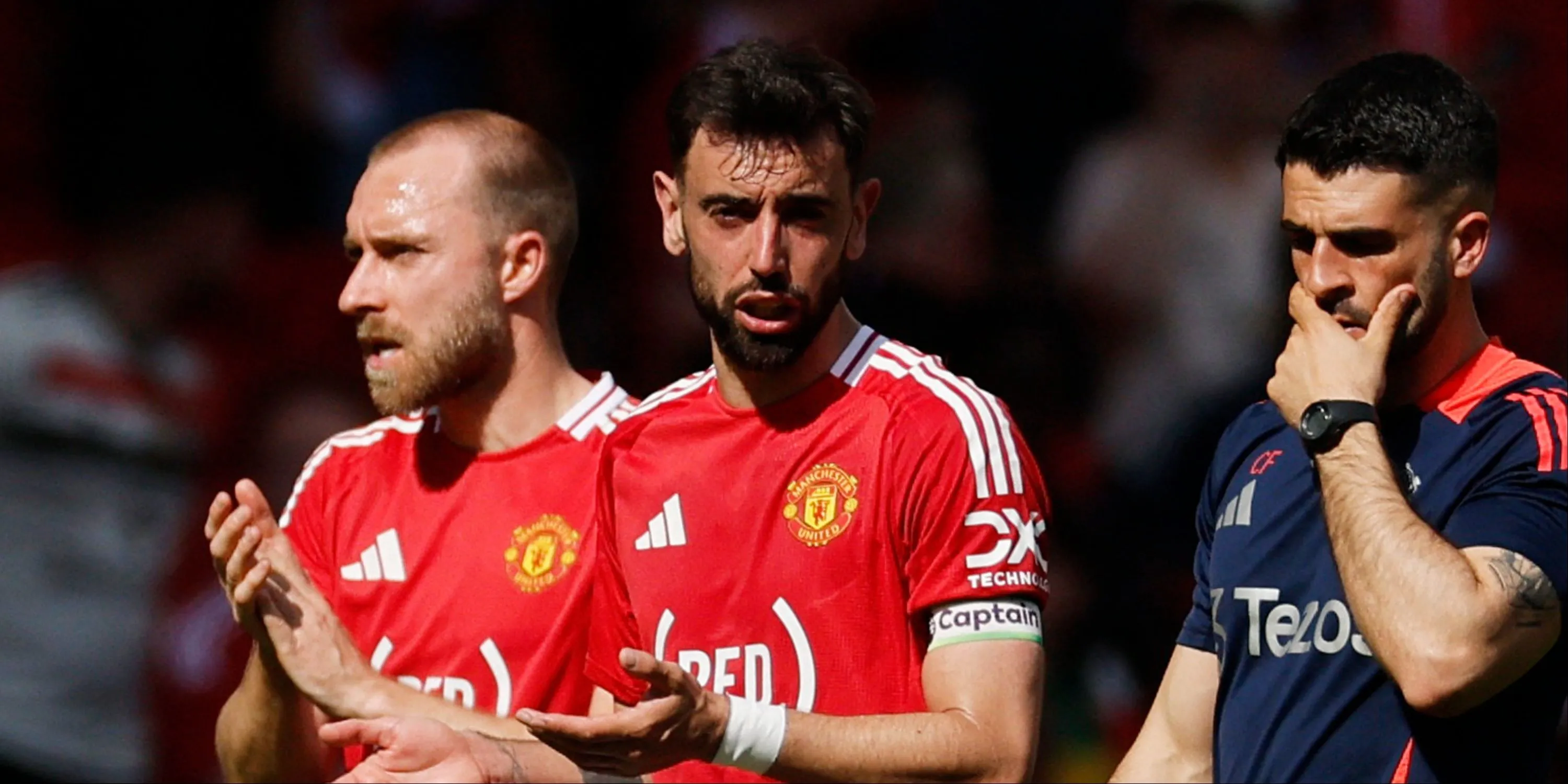 Bruno Fernandes, đội trưởng Manchester United, trong trận đấu