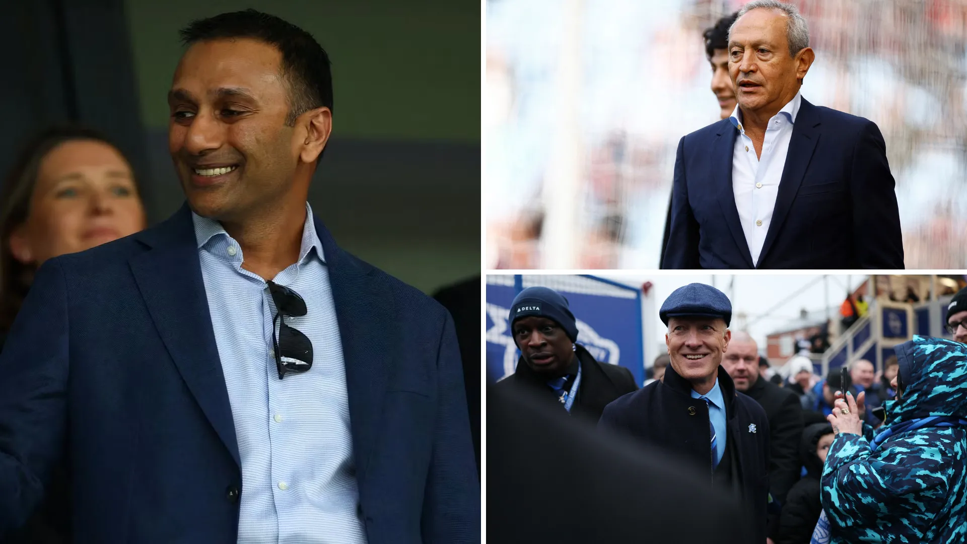 Chân dung các ông chủ Shilen Patel của West Brom, Nassef Sawiris của Aston Villa và Tom Wagner của Birmingham City