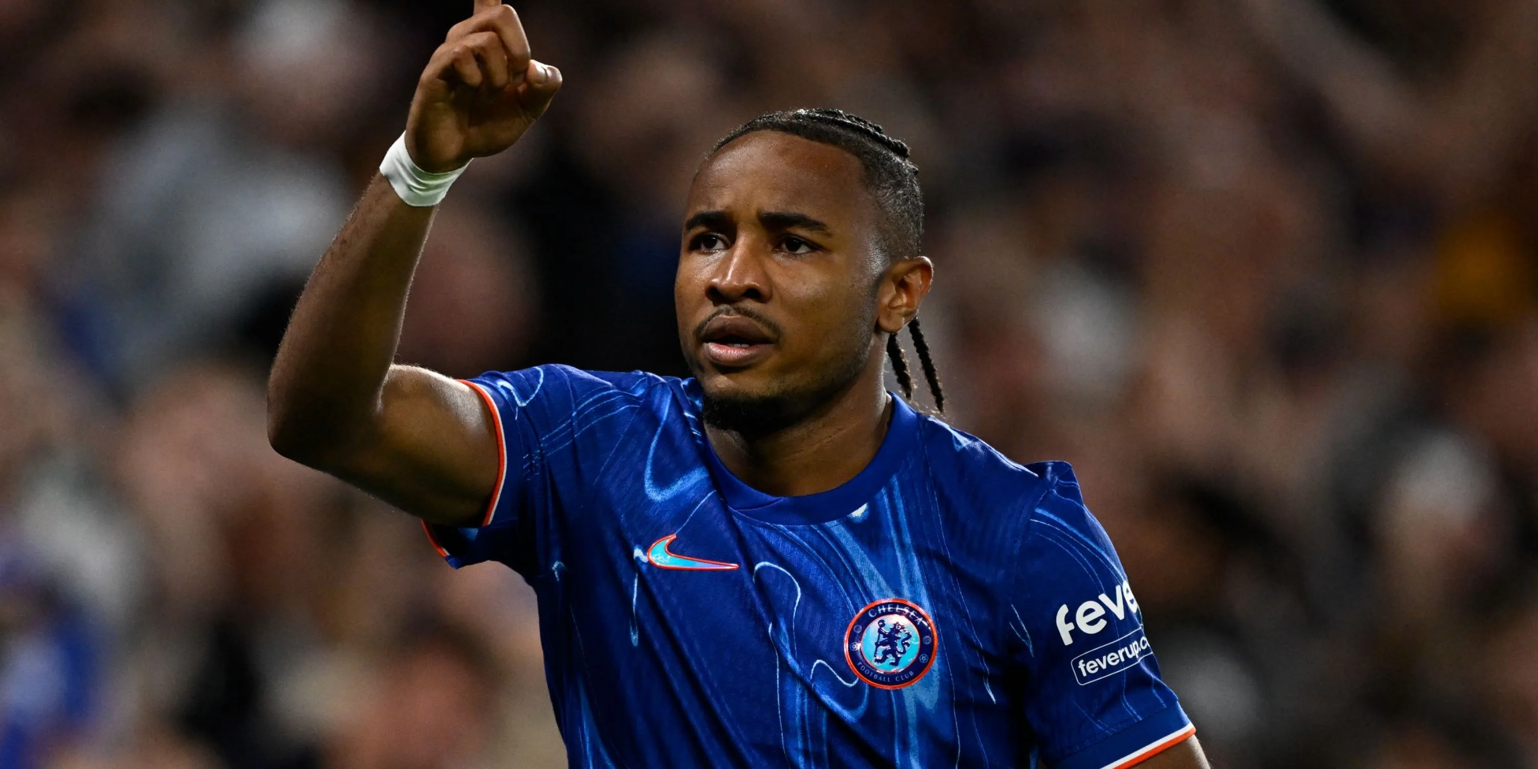 Christopher Nkunku ăn mừng bàn thắng, hình ảnh gợi nhớ phong độ đỉnh cao tại RB Leipzig.