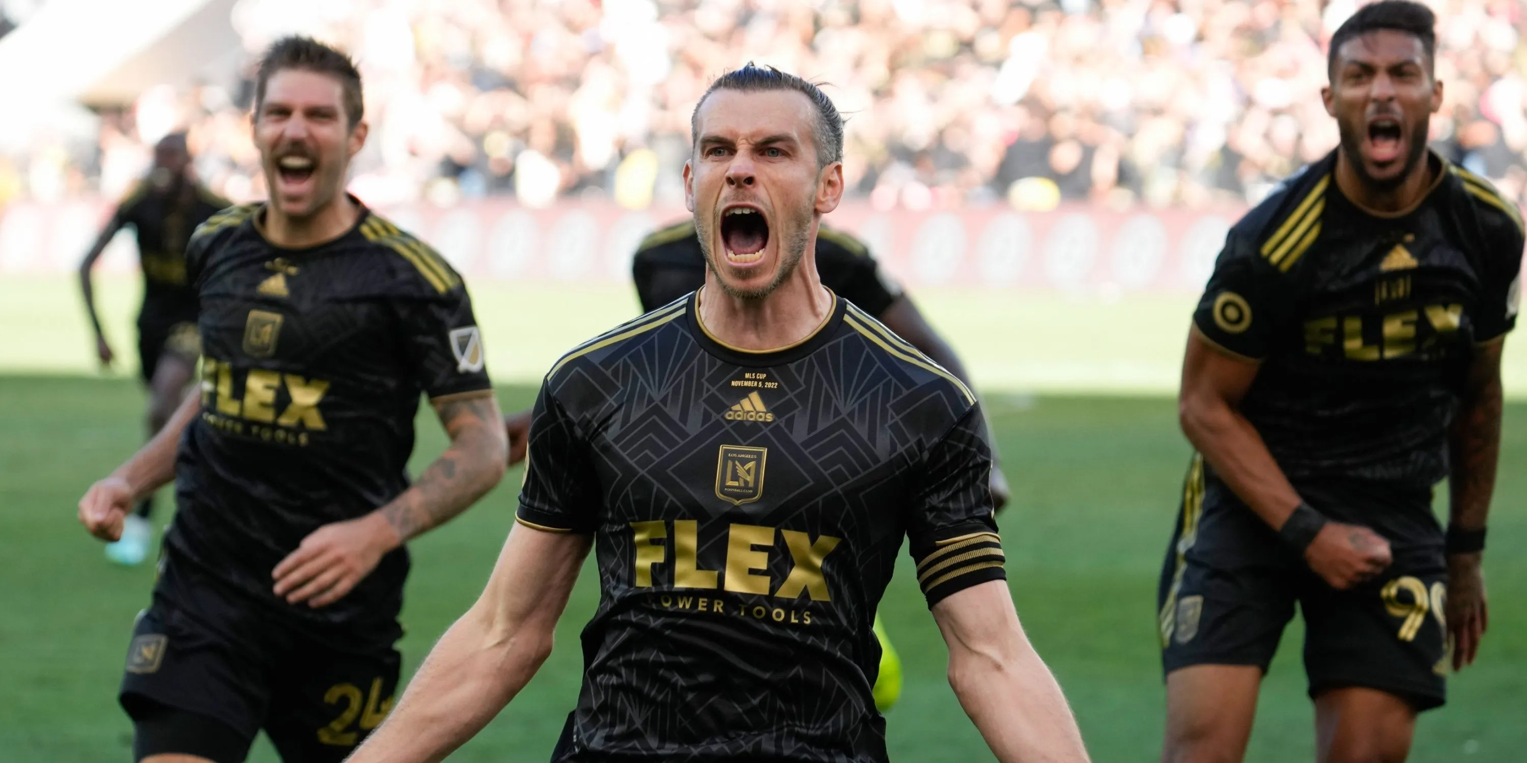 Gareth Bale ăn mừng trong màu áo LAFC tại MLS