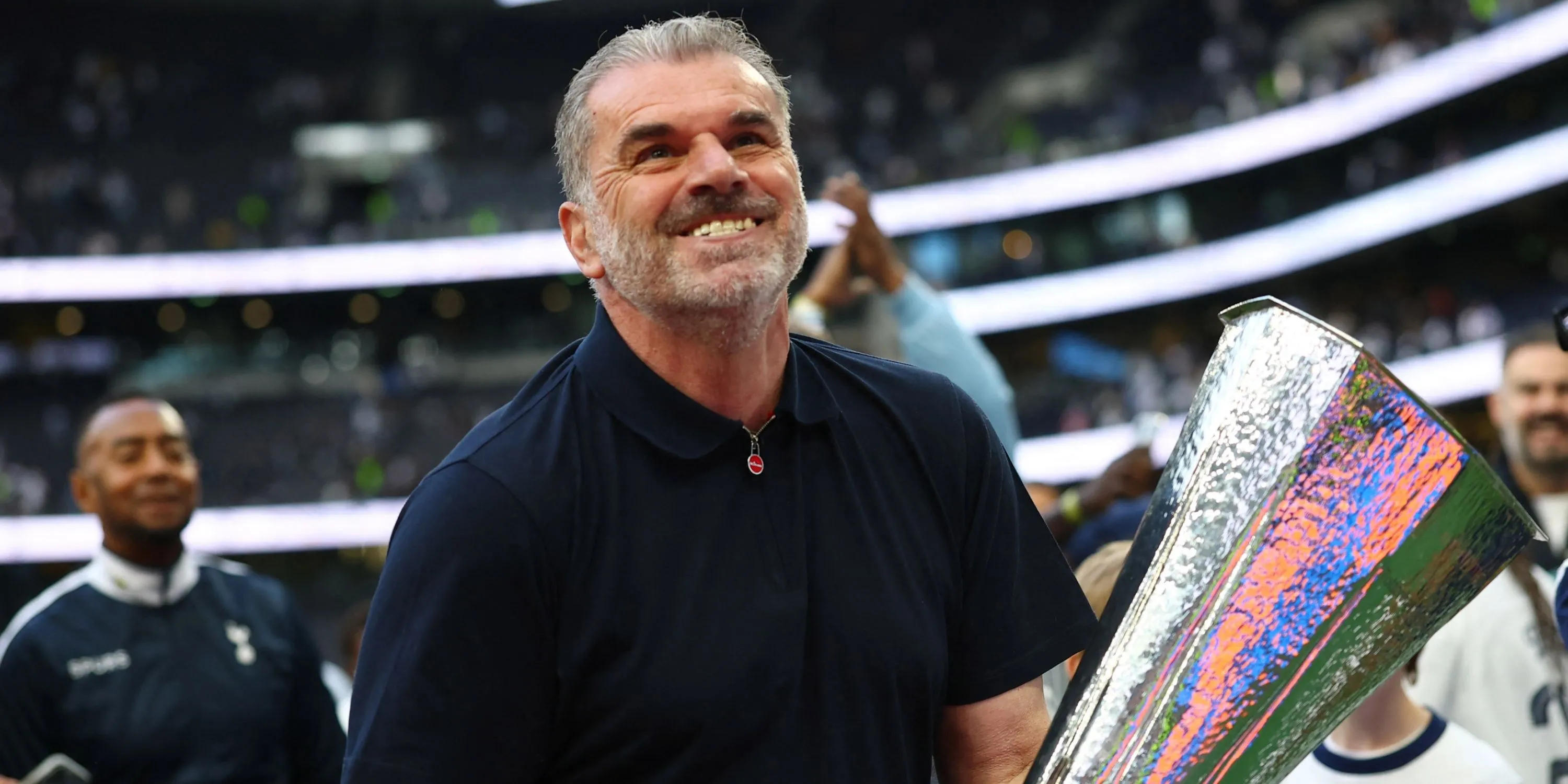 HLV Ange Postecoglou trong trận đấu của Tottenham tại Premier League