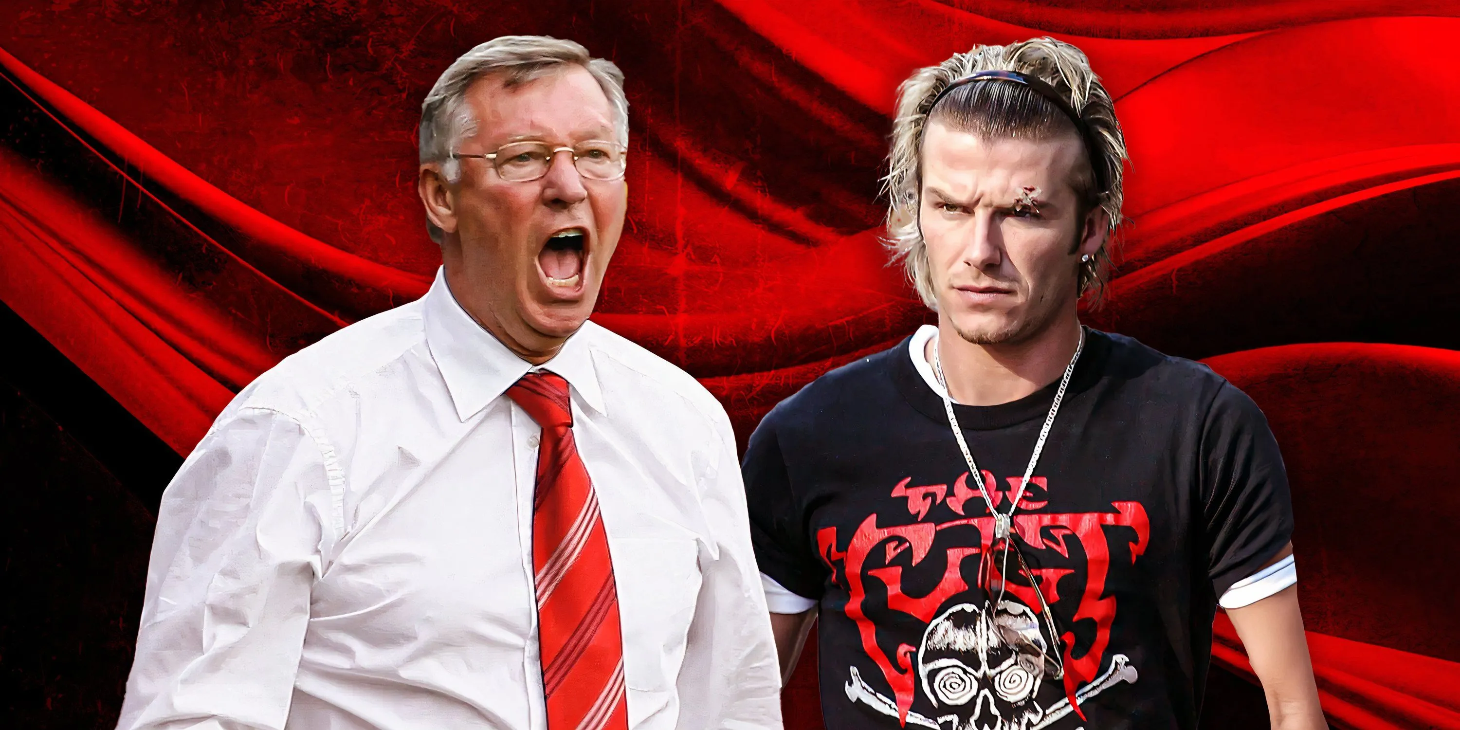 HLV Sir Alex Ferguson trong trận đấu
