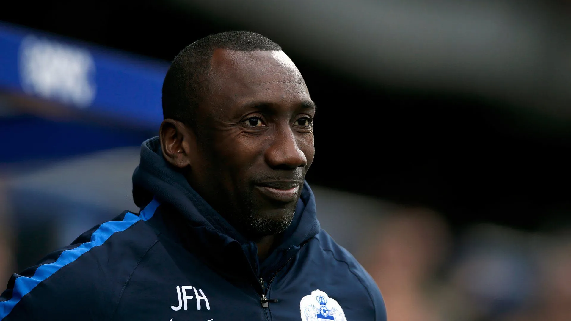 Jimmy Floyd Hasselbaink trong màu áo huấn luyện viên QPR