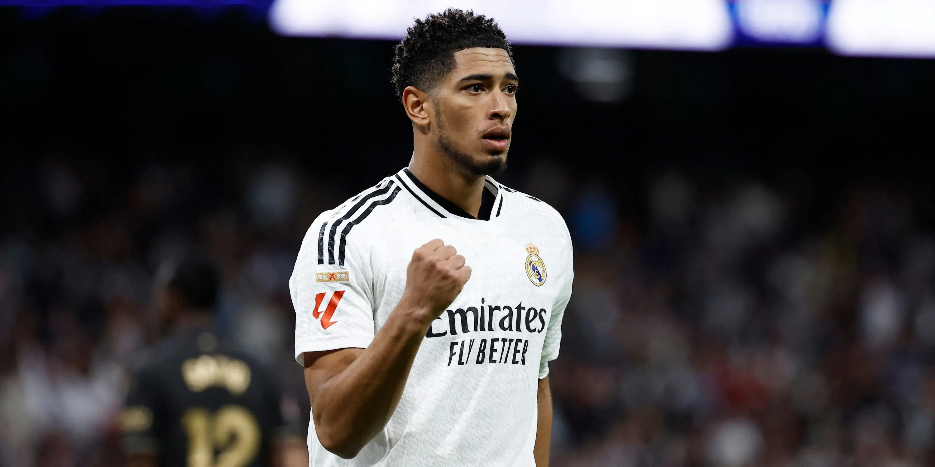 Jude Bellingham ăn mừng bàn thắng trong màu áo Real Madrid