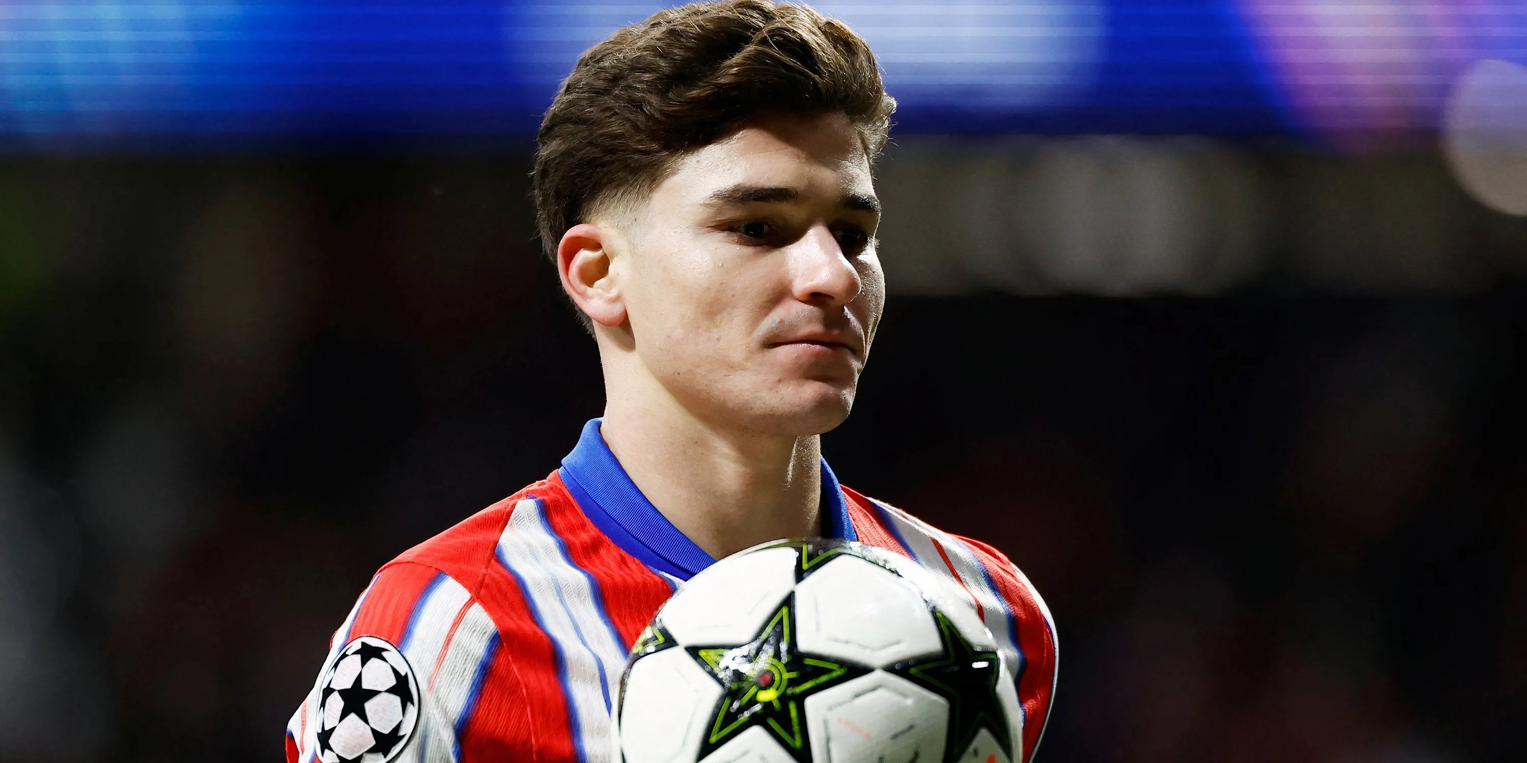 Julian Alvarez, tiền đạo của Atletico Madrid đang được Arsenal theo đuổi
