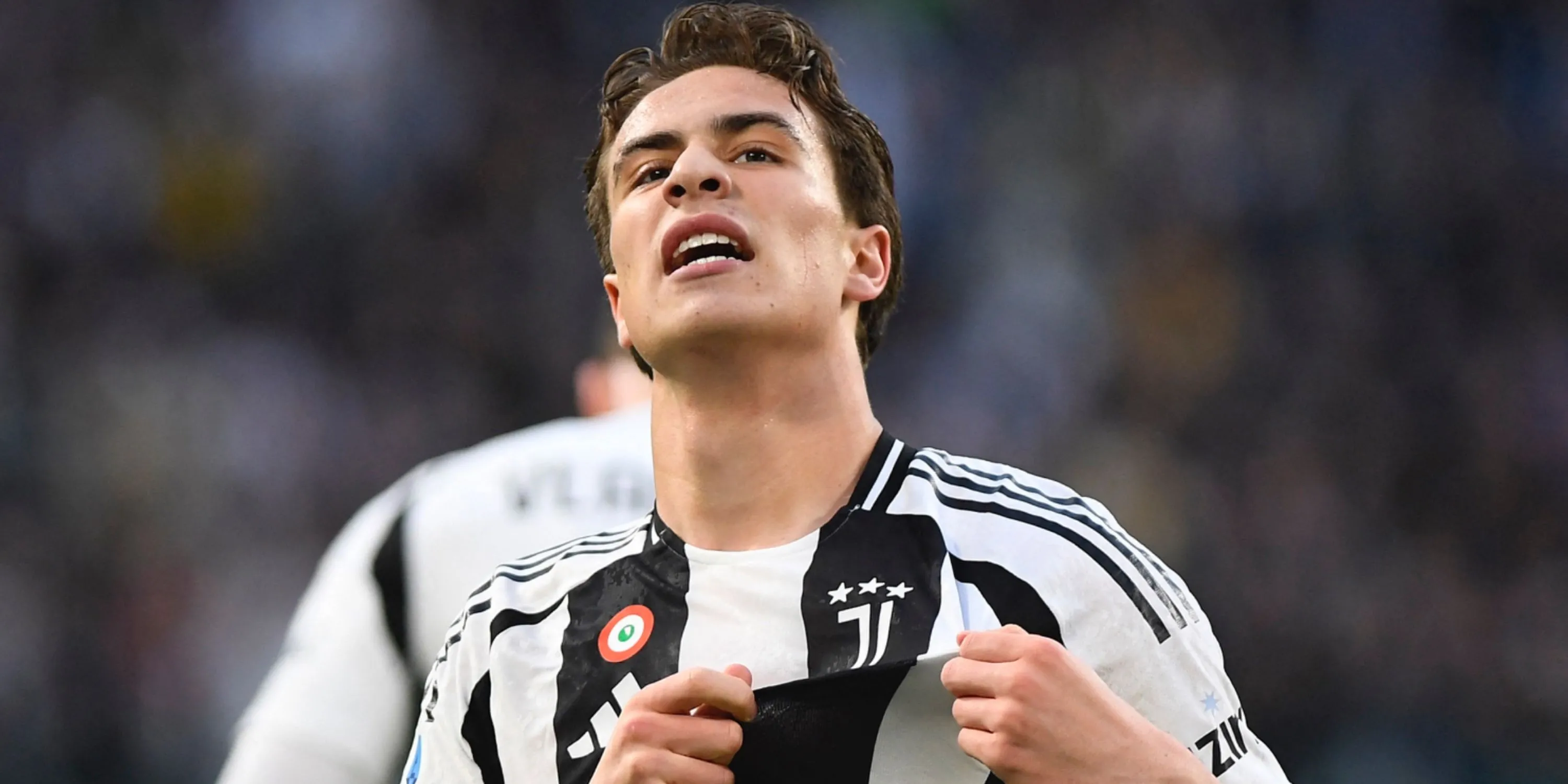 Kenan Yildiz ăn mừng bàn thắng trong màu áo Juventus tại Serie A