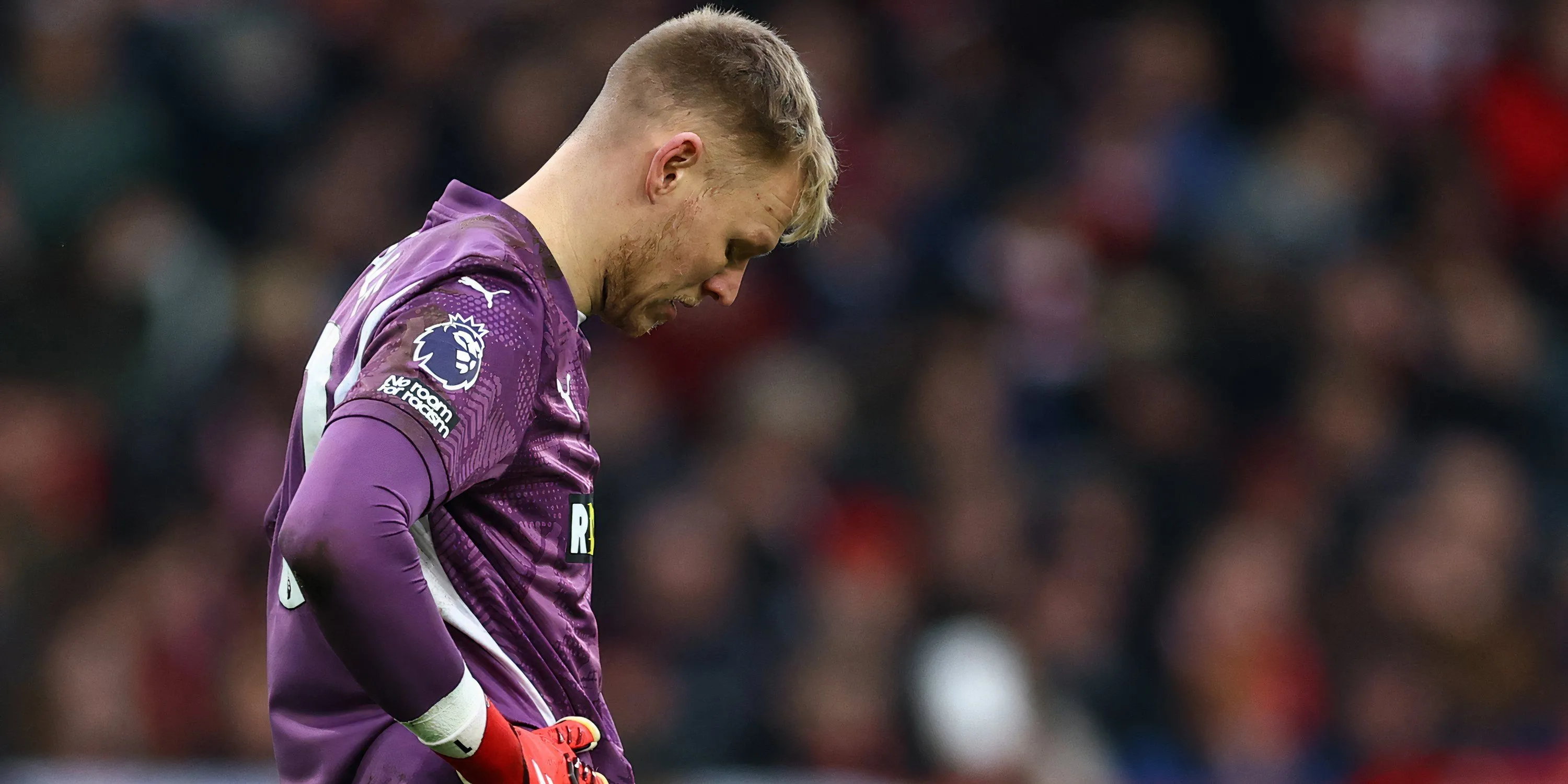 Thủ môn Aaron Ramsdale trong màu áo Southampton, mục tiêu chuyển nhượng của West Ham