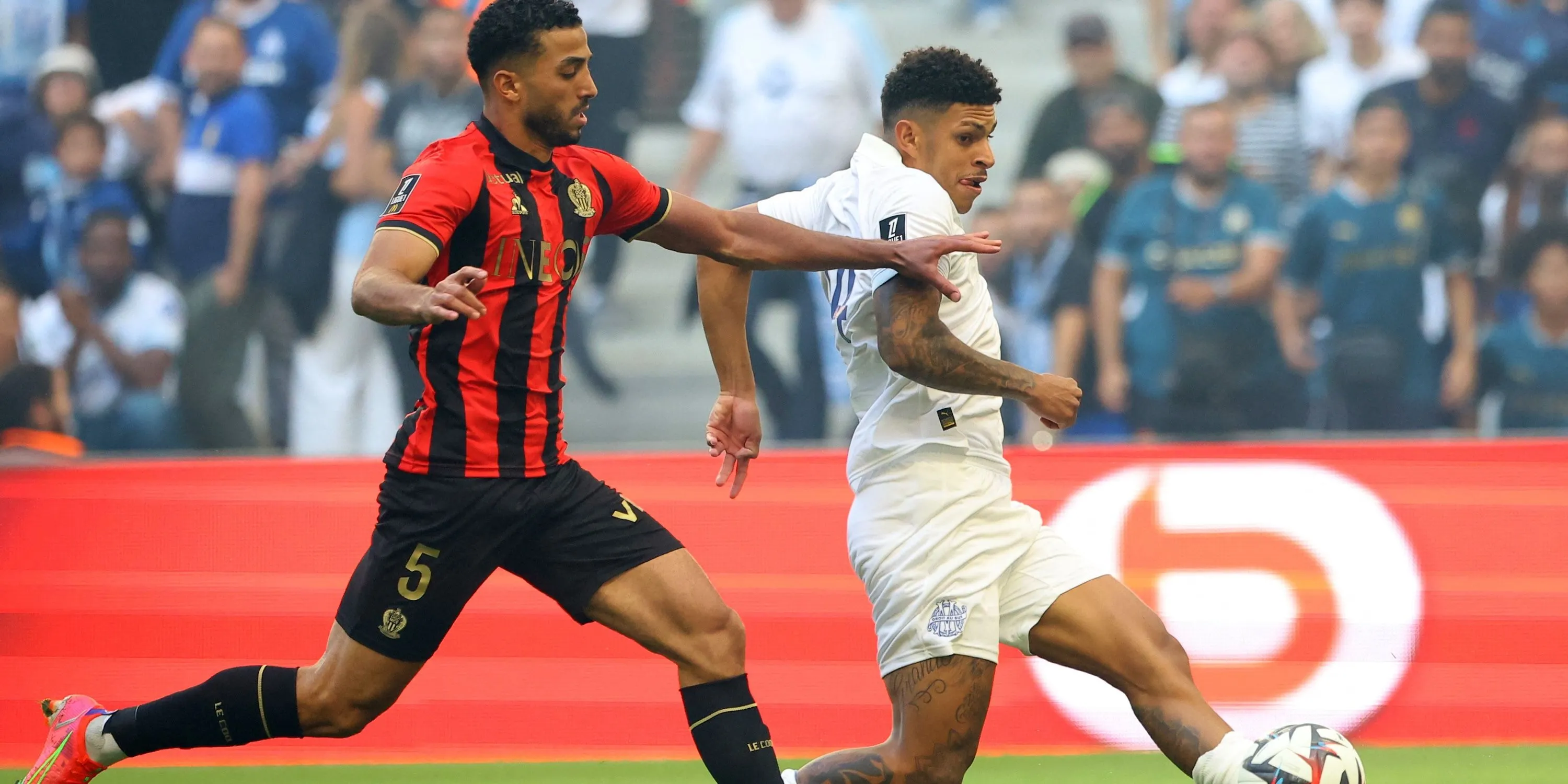 Tiền đạo Luis Henrique trong màu áo Olympique de Marseille