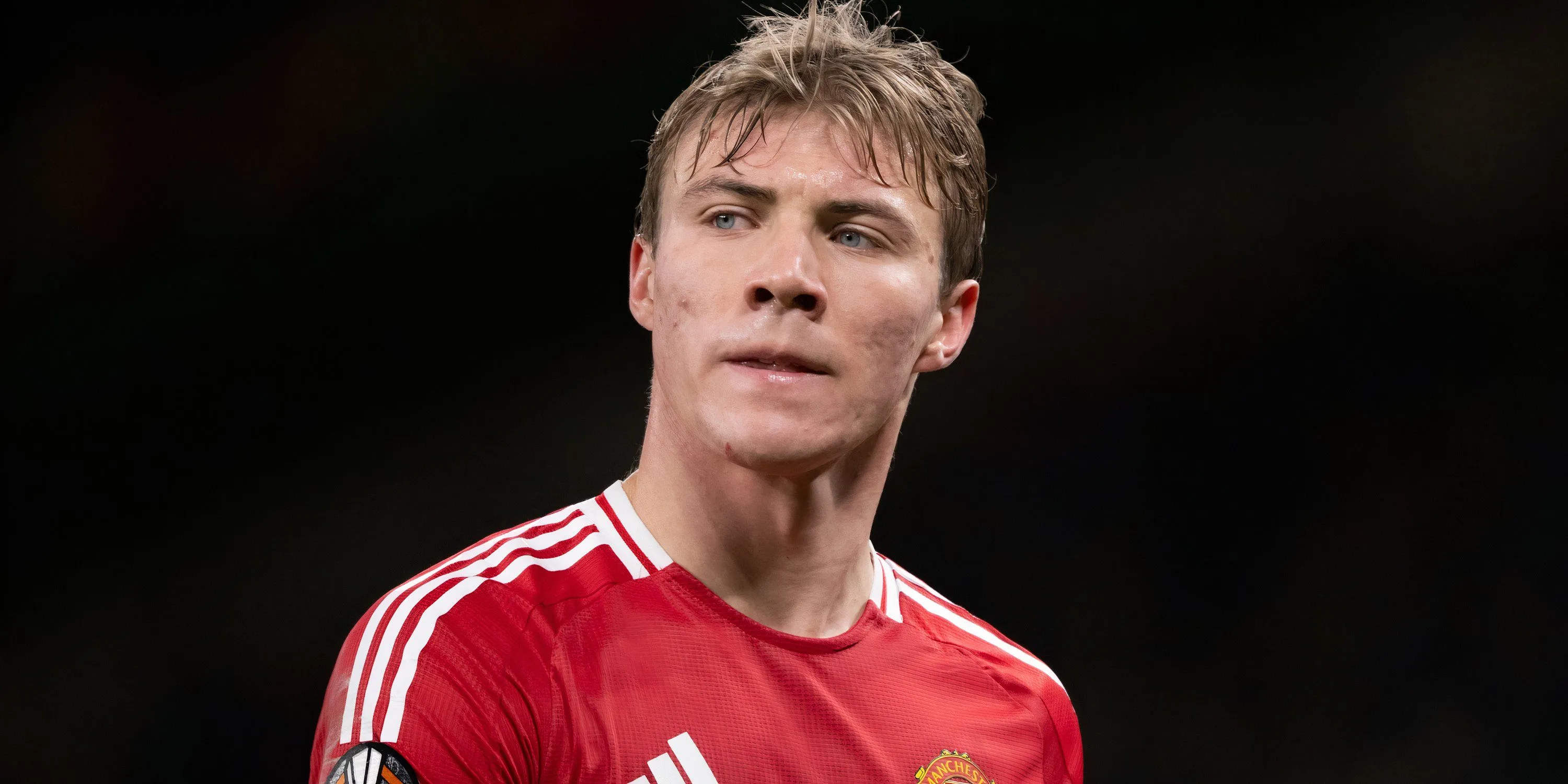 Tiền đạo Rasmus Hojlund thi đấu cho Manchester United