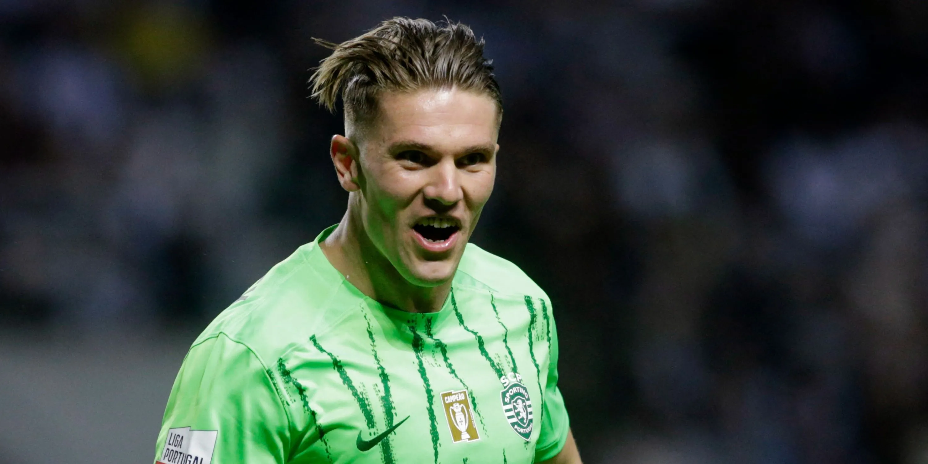 Tiền đạo Viktor Gyokeres trong màu áo Sporting CP