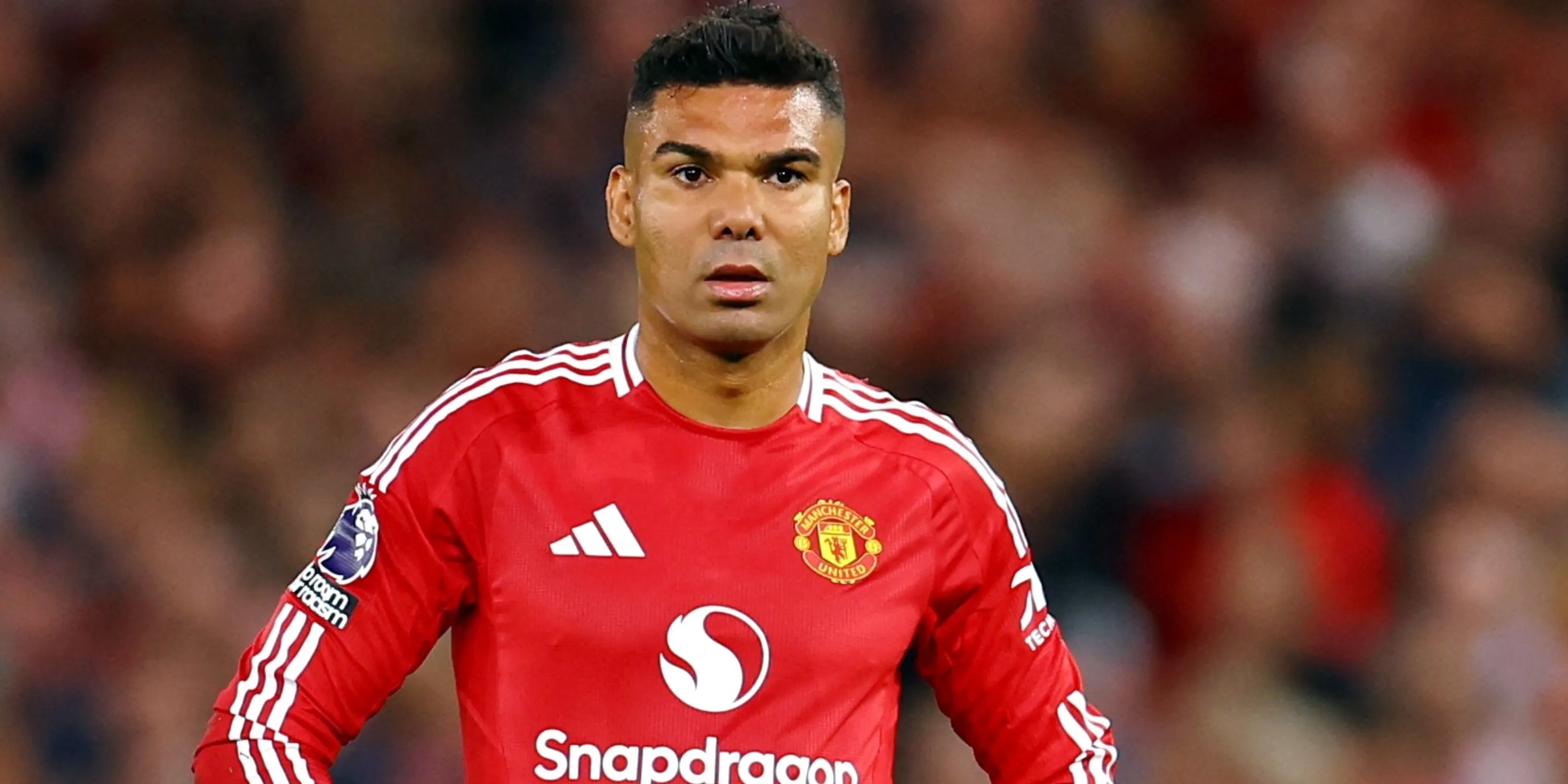 Tiền vệ Casemiro của Manchester United ăn mừng bàn thắng quan trọng
