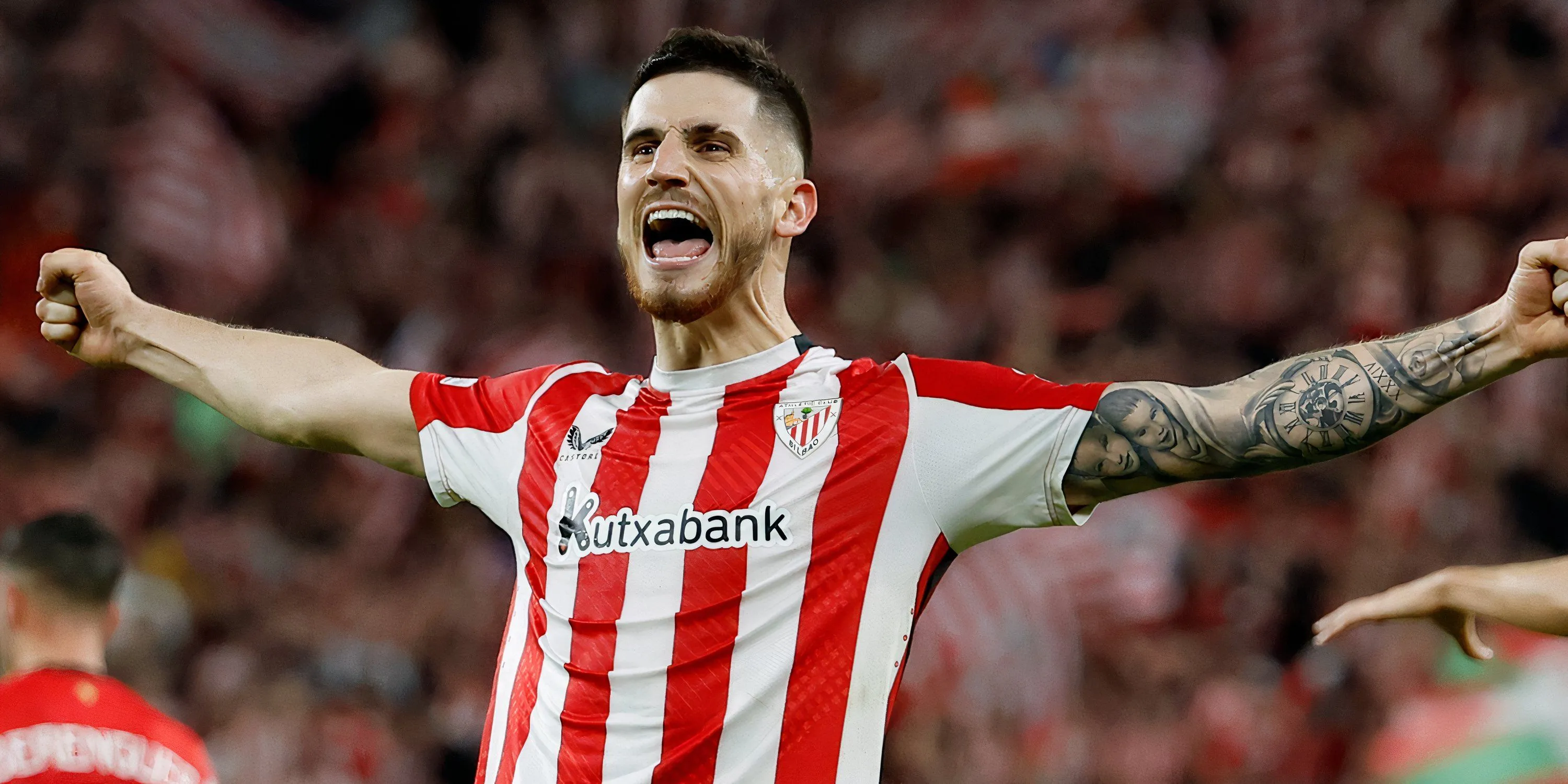 Tiền vệ tấn công Oihan Sancet trong màu áo Athletic Bilbao, cầu thủ HLV Arteta muốn chiêu mộ cho Arsenal