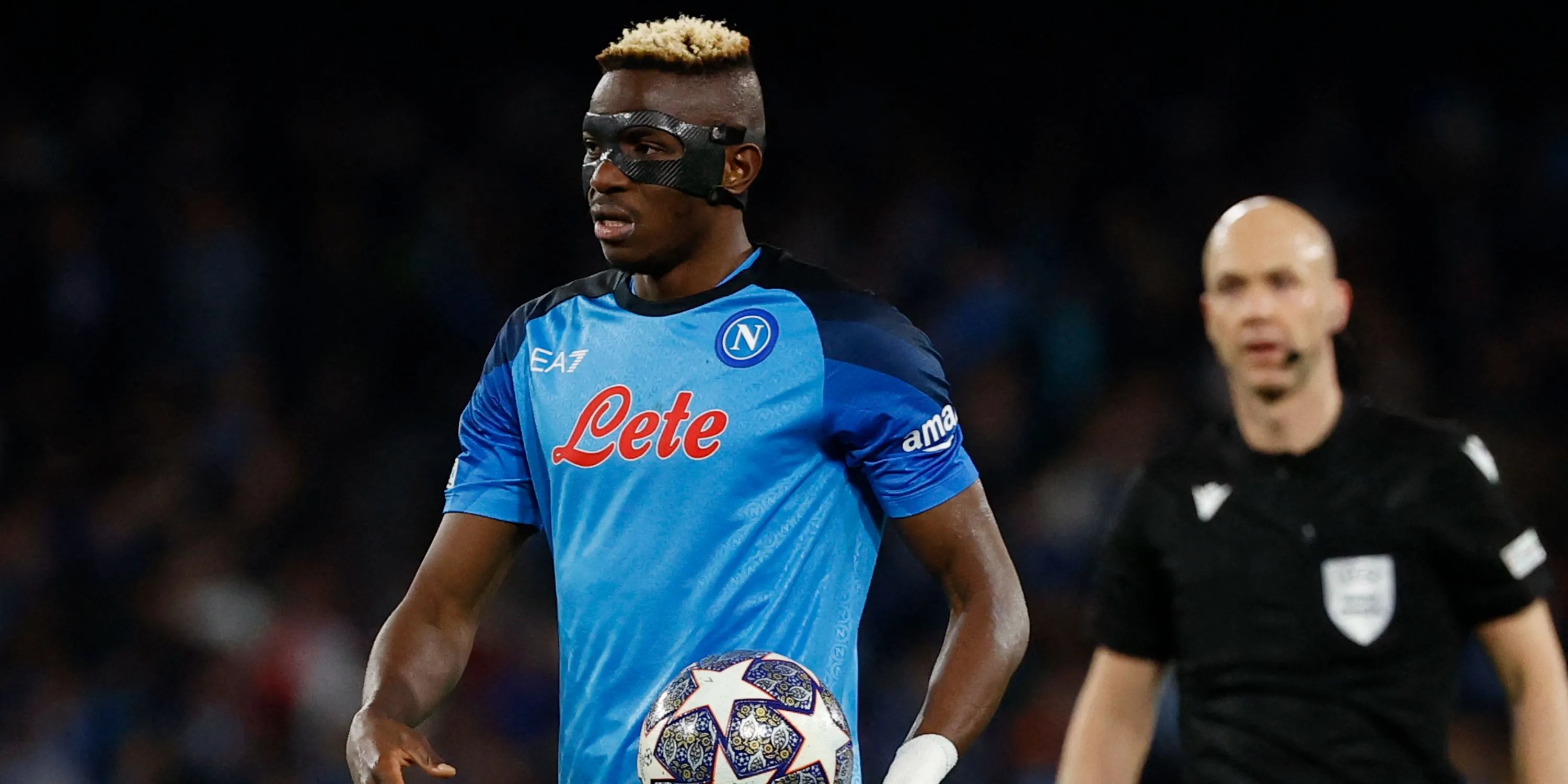 Victor Osimhen trong màu áo Napoli, cầu thủ được Chelsea quan tâm trên thị trường chuyển nhượng