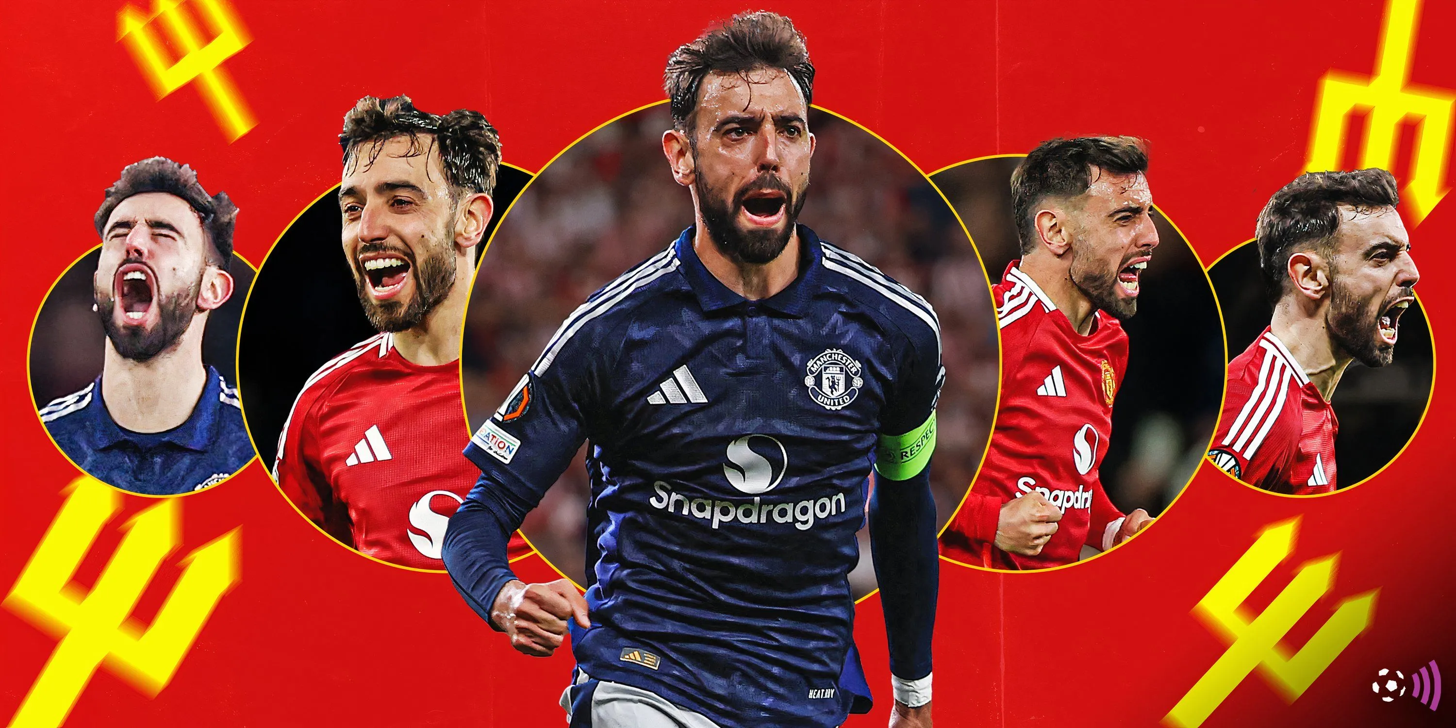 Bruno Fernandes trong màu áo Manchester United tại Premier League