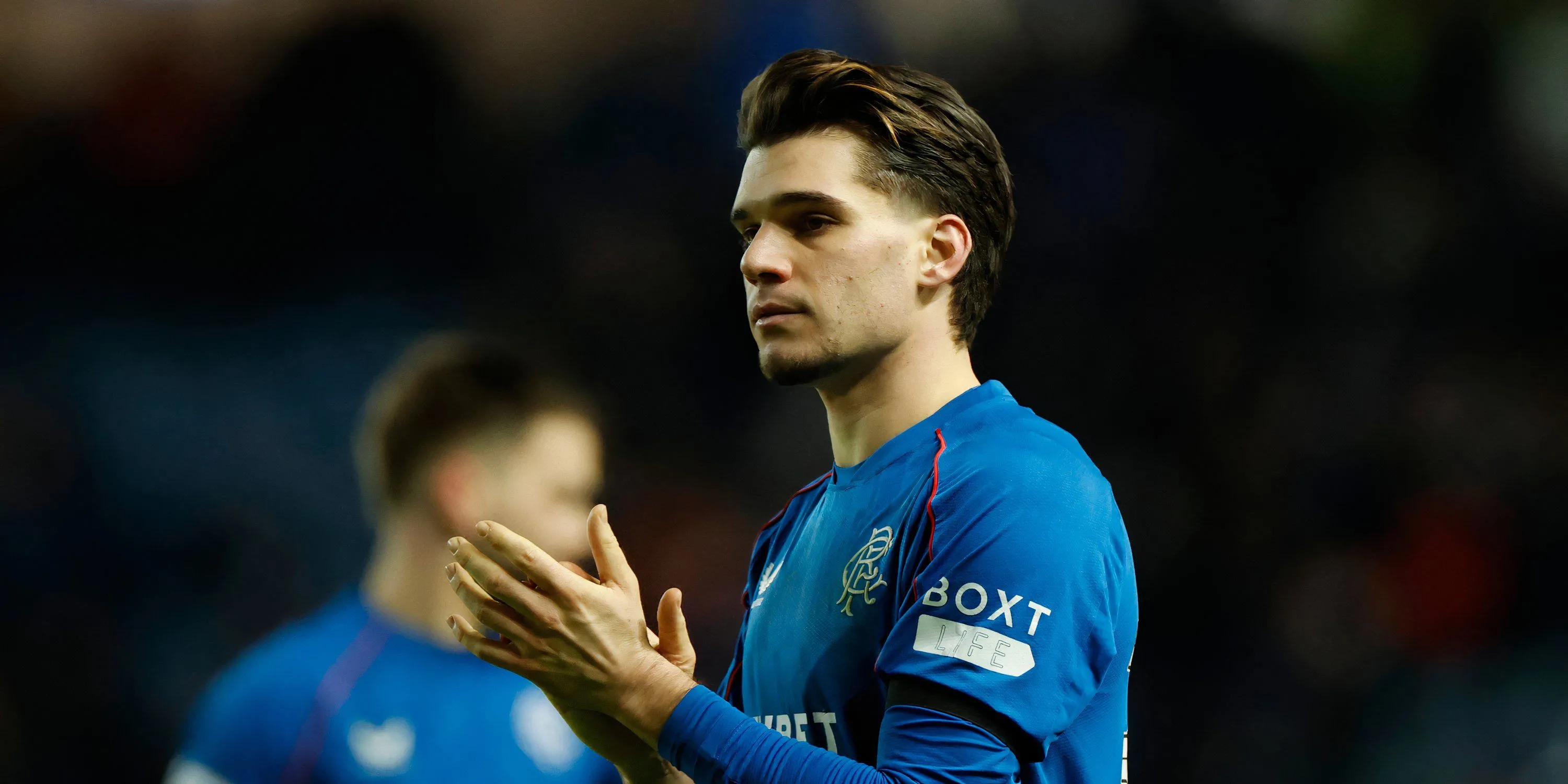 Cầu thủ Ianis Hagi của Rangers trong một trận đấu tại Europa League