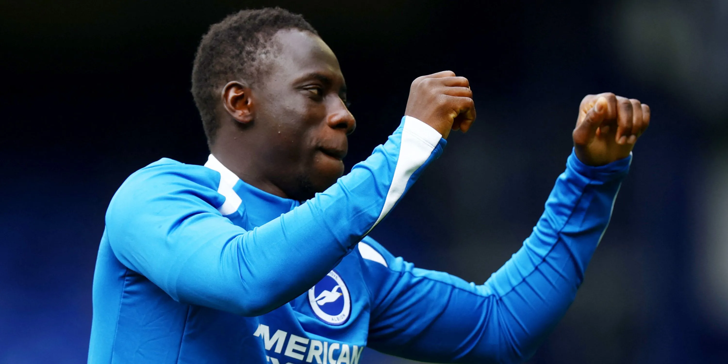 Yankuba Minteh trong màu áo Brighton thi đấu tại Premier League