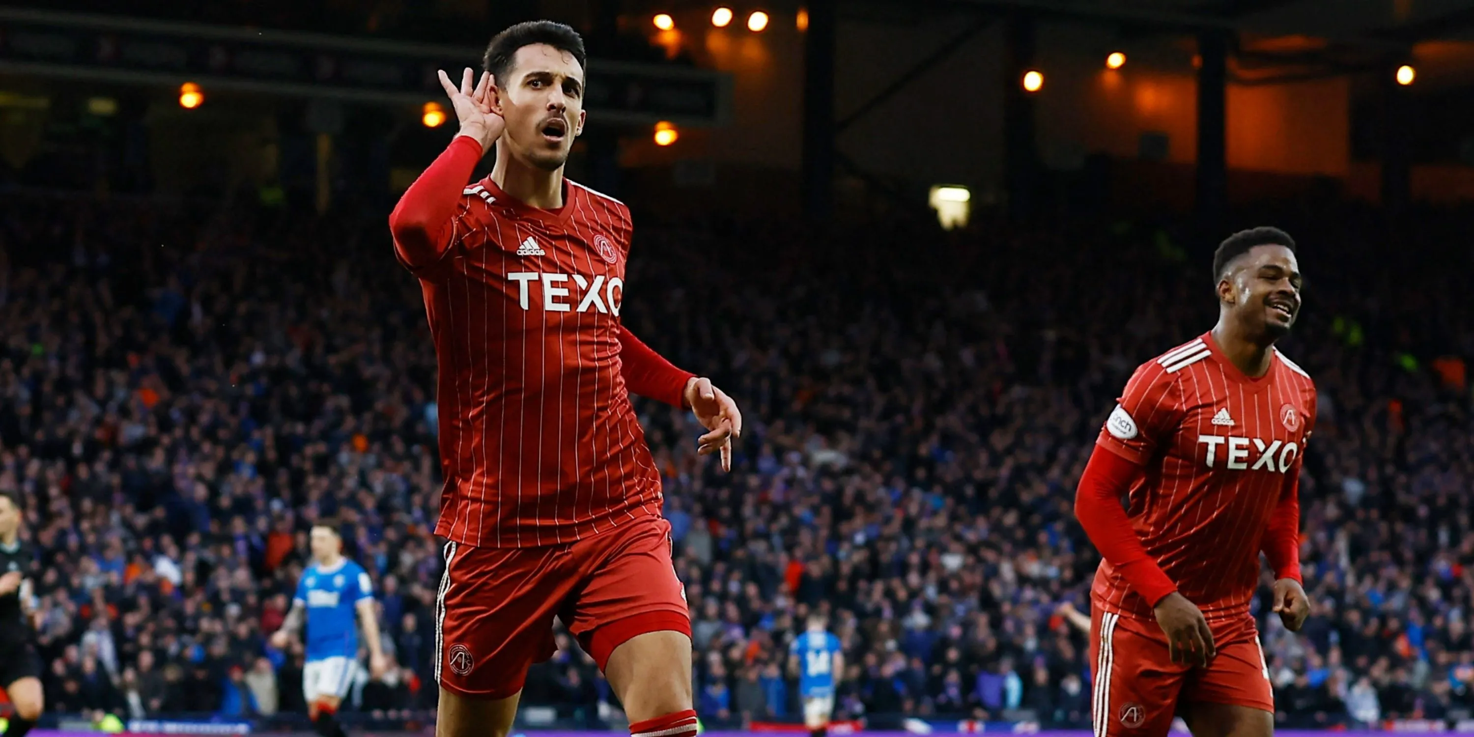 Bojan Miovski khi còn thi đấu cho Aberdeen