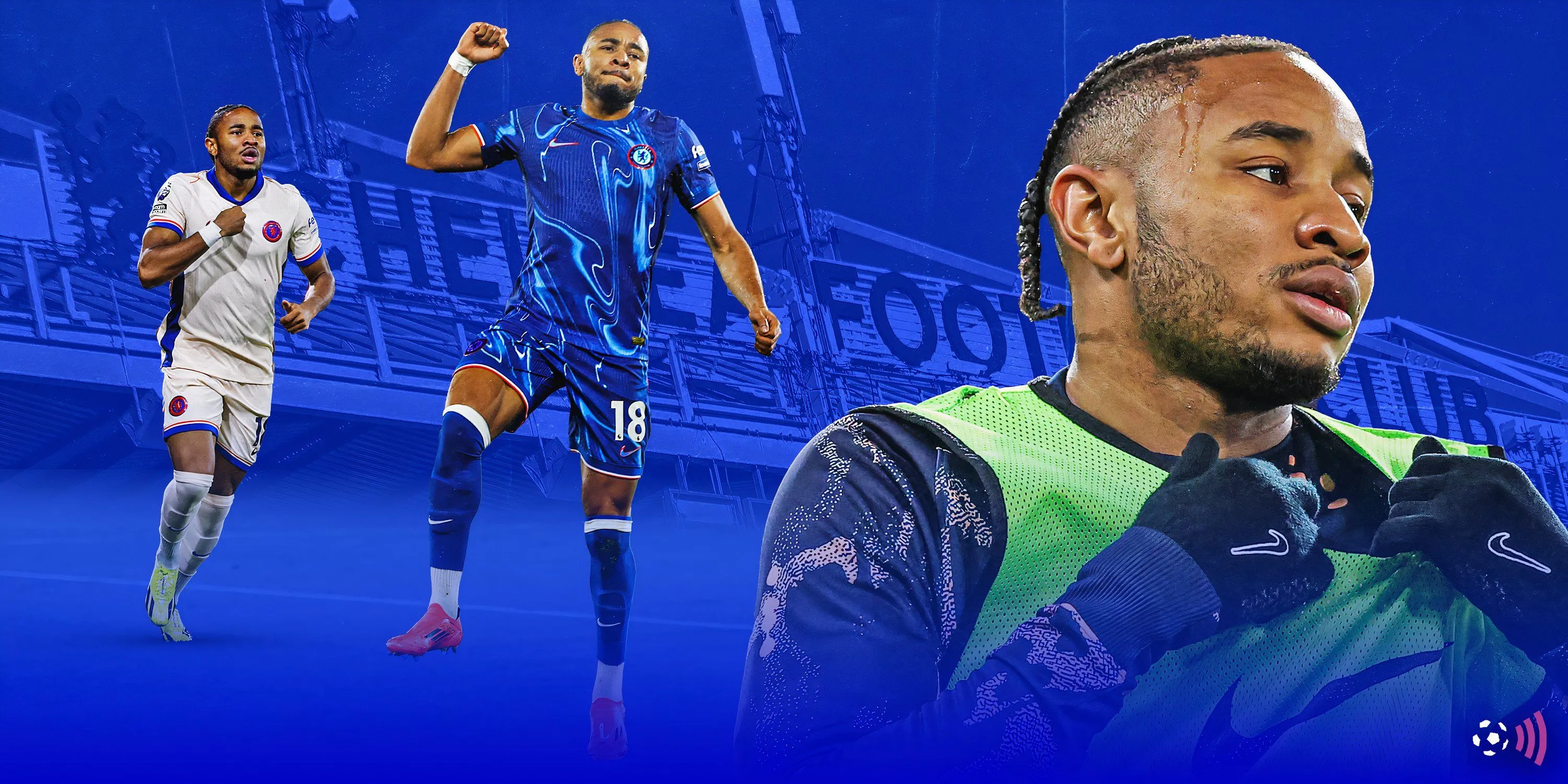 Christopher Nkunku trong khoảnh khắc ăn mừng bàn thắng, nỗ lực không ngừng nghỉ trong màu áo Chelsea