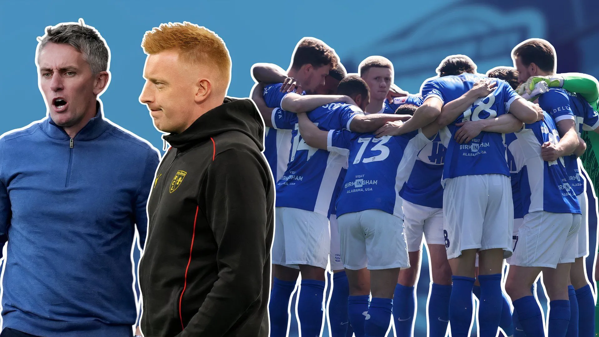 Đồ họa các CLB tại Championship: Birmingham City, Ipswich Town, Southampton