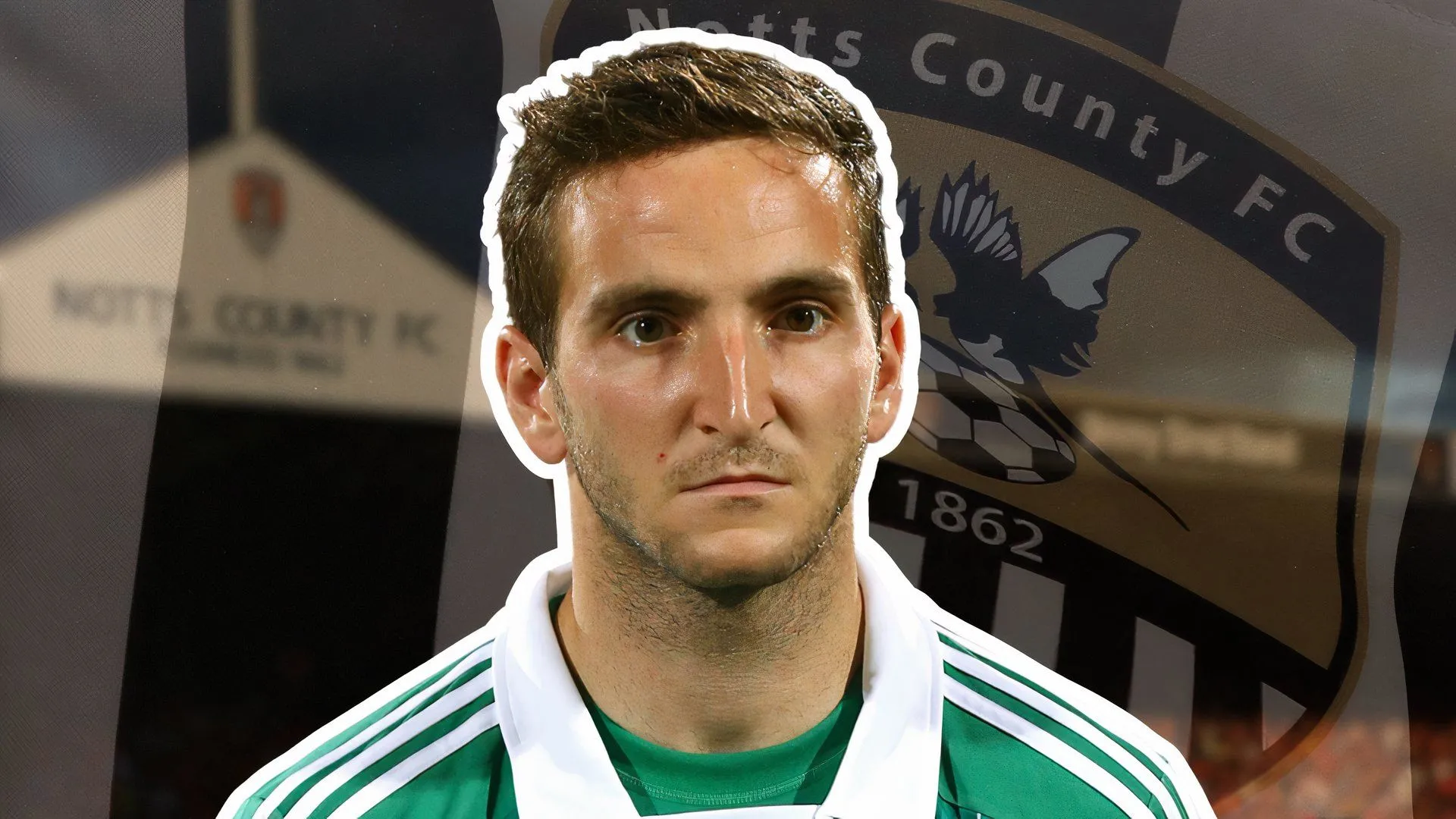 HLV Martin Paterson trong buổi ra mắt câu lạc bộ Notts County