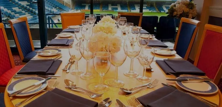Không gian đón tiếp khách VIP tại Priestfield Stadium