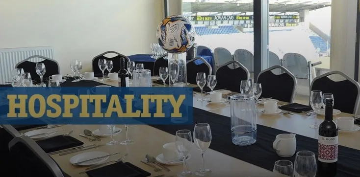 Khu vực hospitality tại JobServe Community Stadium