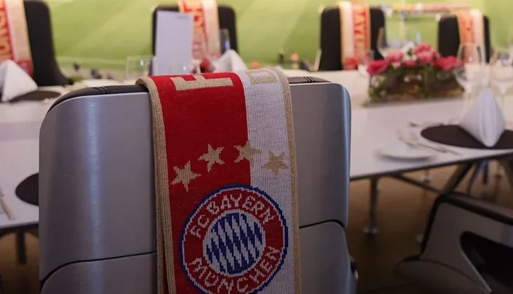Khu vực khách sạn VIP tại Allianz Arena, mang đến trải nghiệm cao cấp
