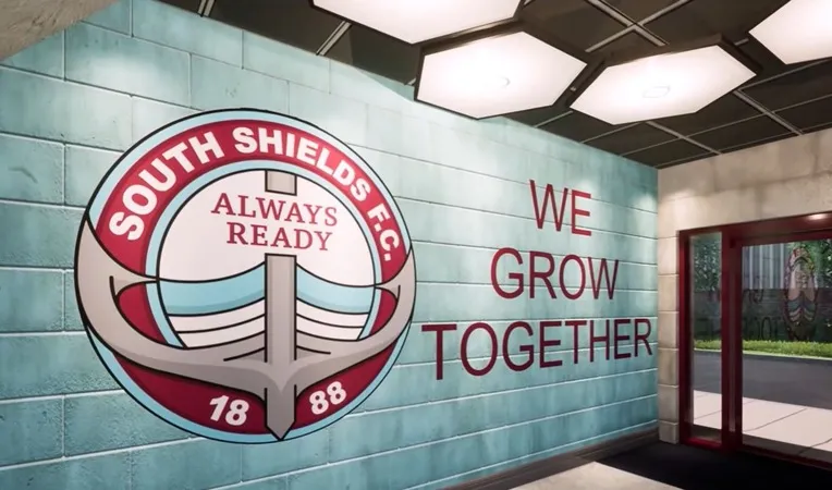 Lối vào sân Mariners Park của CLB South Shields, cánh cửa đến với thế giới bóng đá địa phương