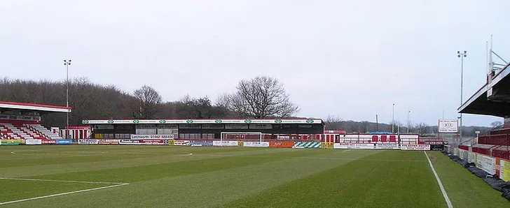 Một góc tĩnh lặng của sân Broadhall Way, biểu tượng của Stevenage