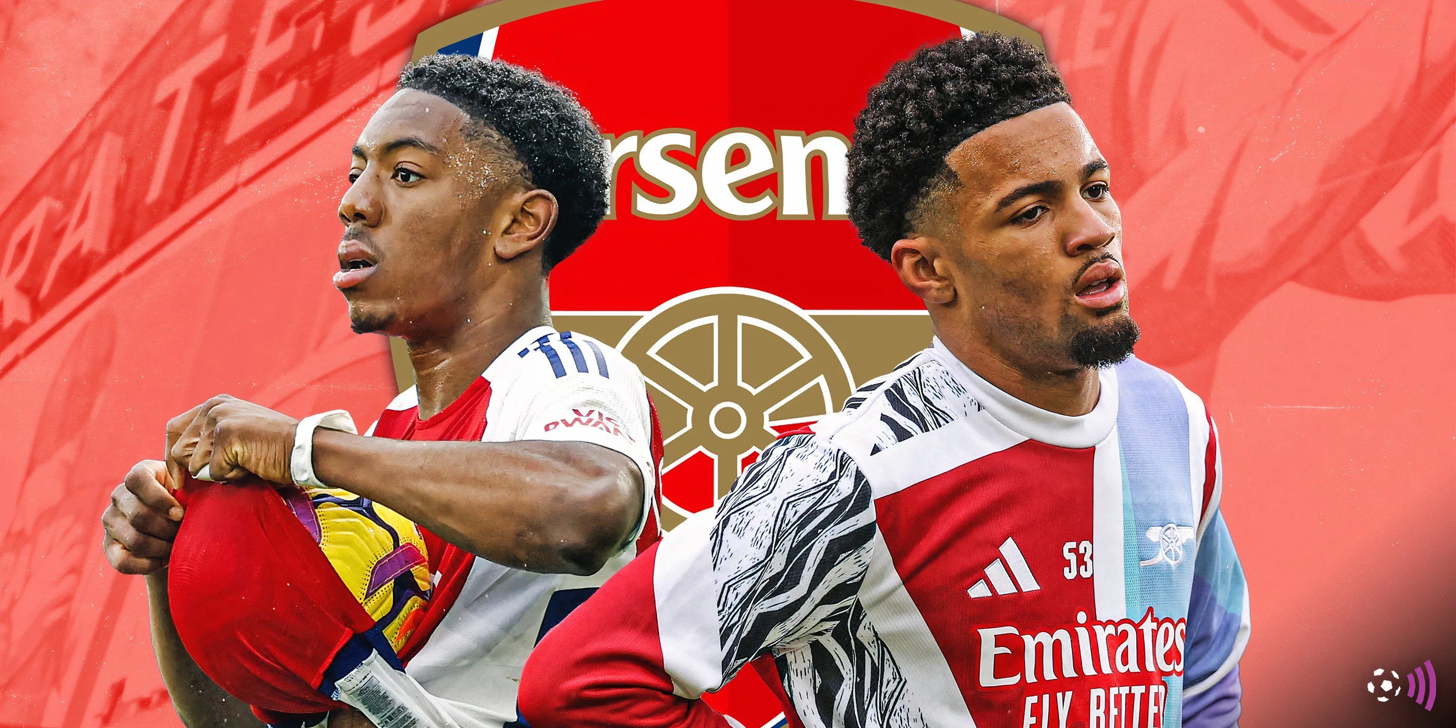 Myles Lewis-Skelly và Ethan Nwaneri, hai tài năng trẻ sáng giá của học viện Hale End Arsenal