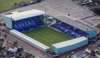 Prenton Park nhìn từ trên cao, sân nhà của Tranmere Rovers tại Birkenhead