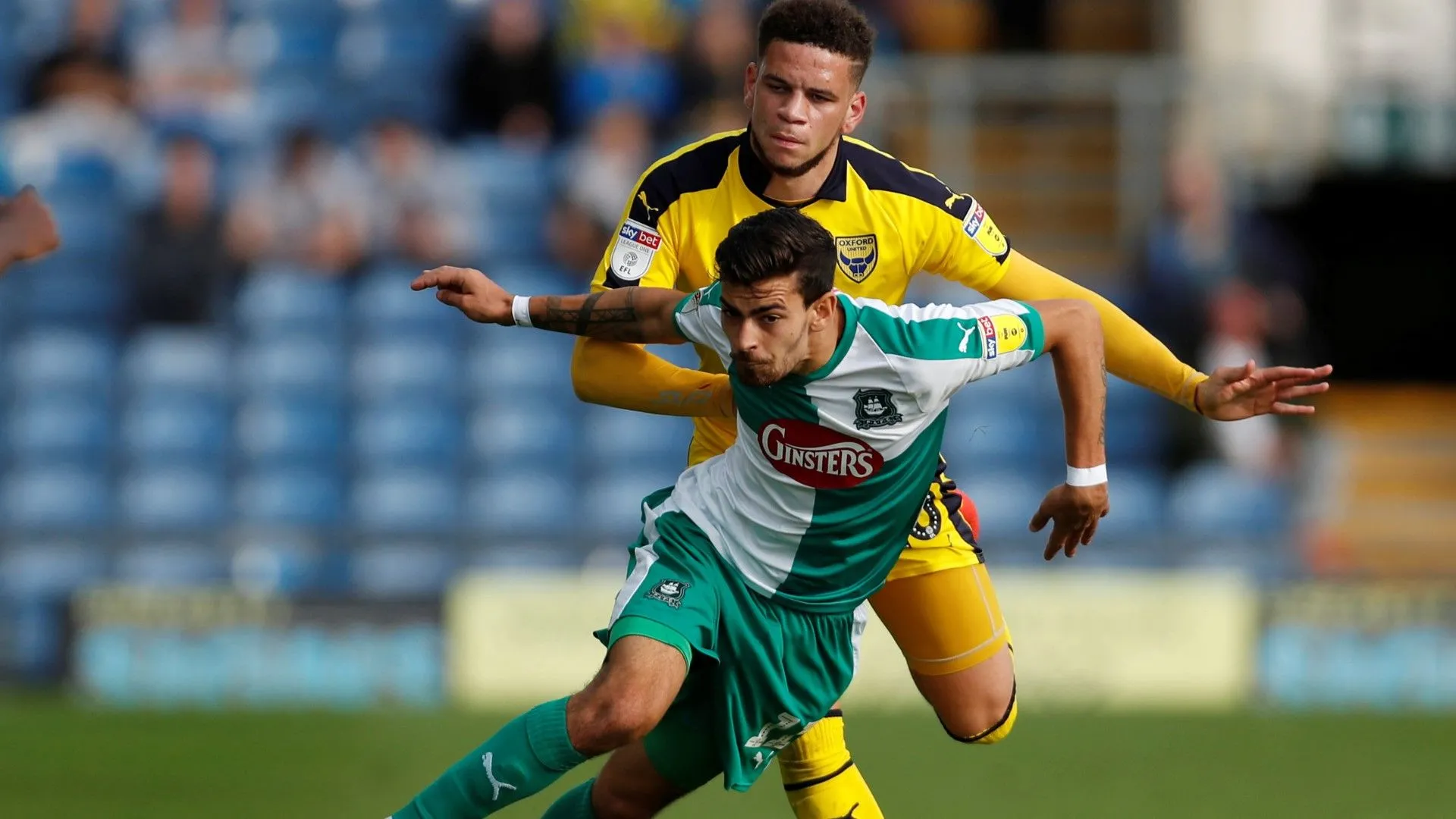 Ruben Lameiras thi đấu nổi bật cho Plymouth Argyle ở League One