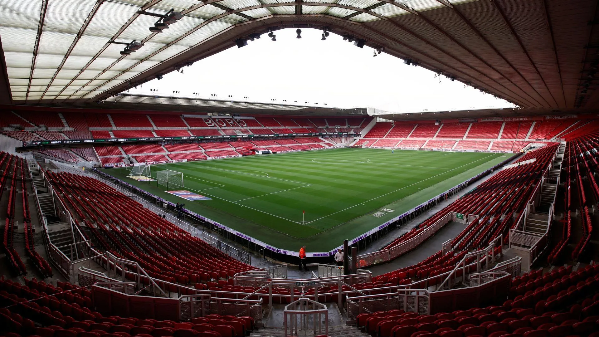 Sân vận động Riverside, sân nhà của Middlesbrough, có thể là bến đỗ tiếp theo cho Harley Hunt