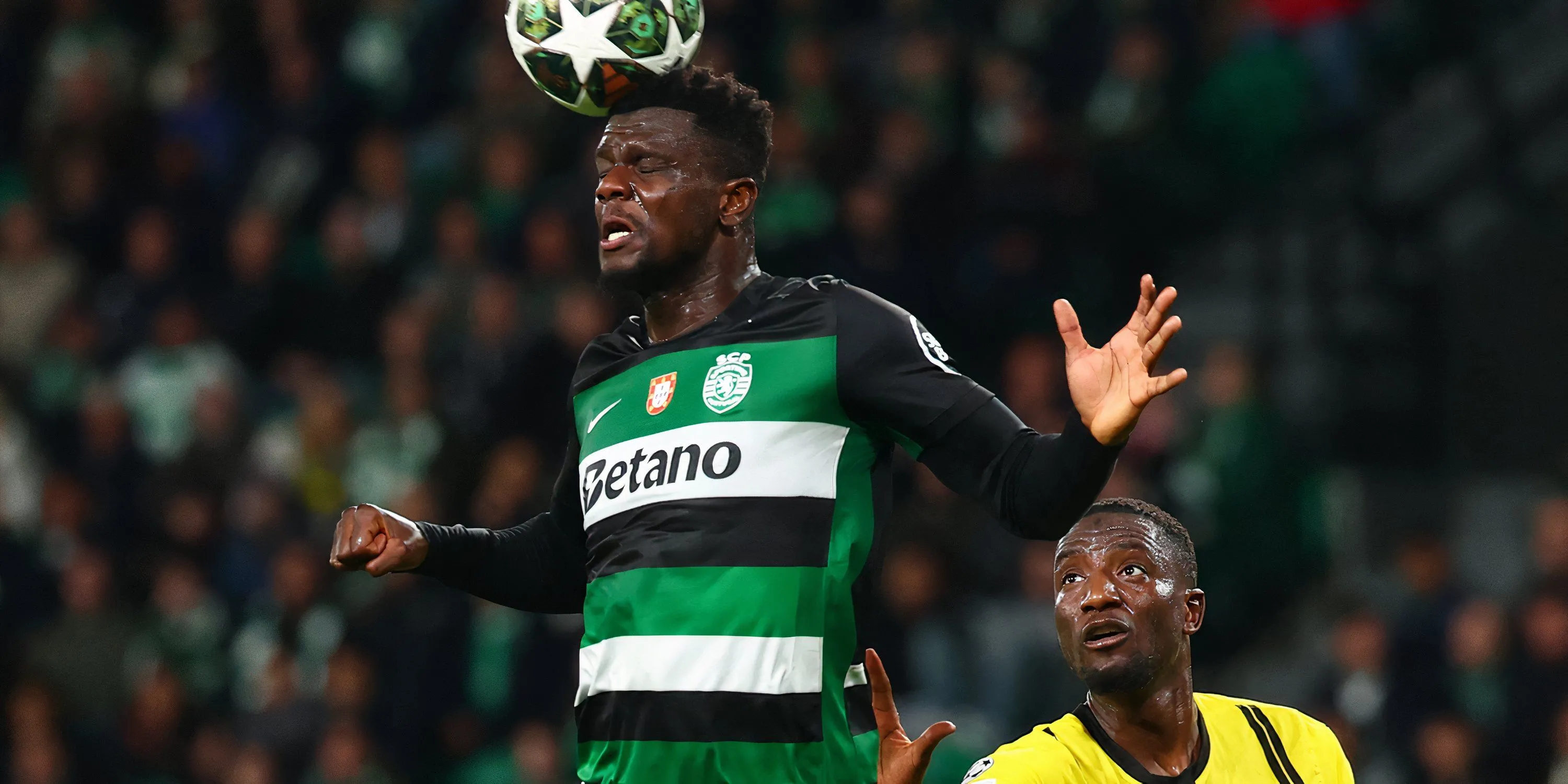Trung vệ Ousmane Diomande của Sporting CP, mục tiêu chuyển nhượng của Crystal Palace
