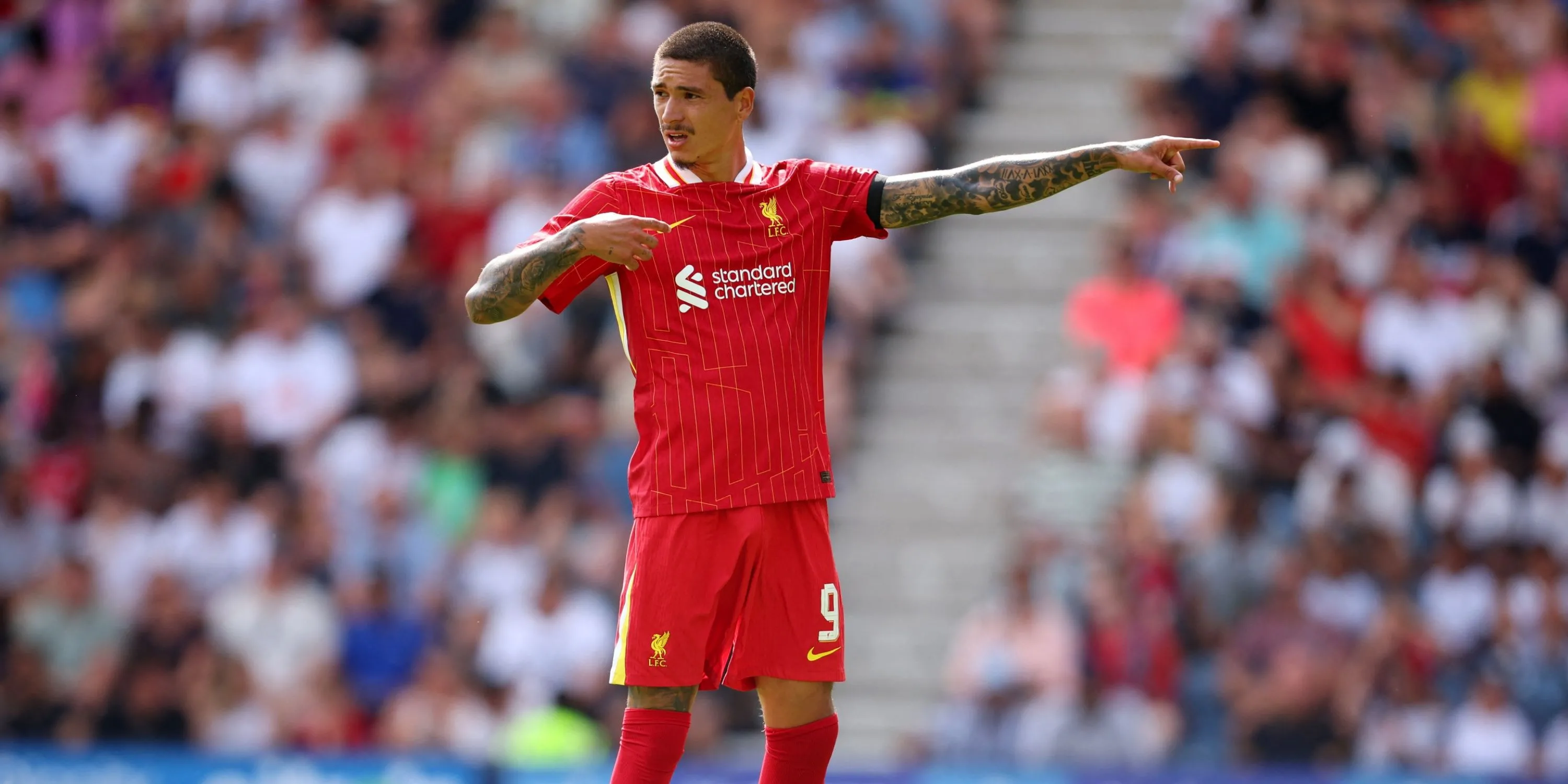 Darwin Nunez, tiền đạo từng khiến Liverpool trăn trở với phong độ thất thường.