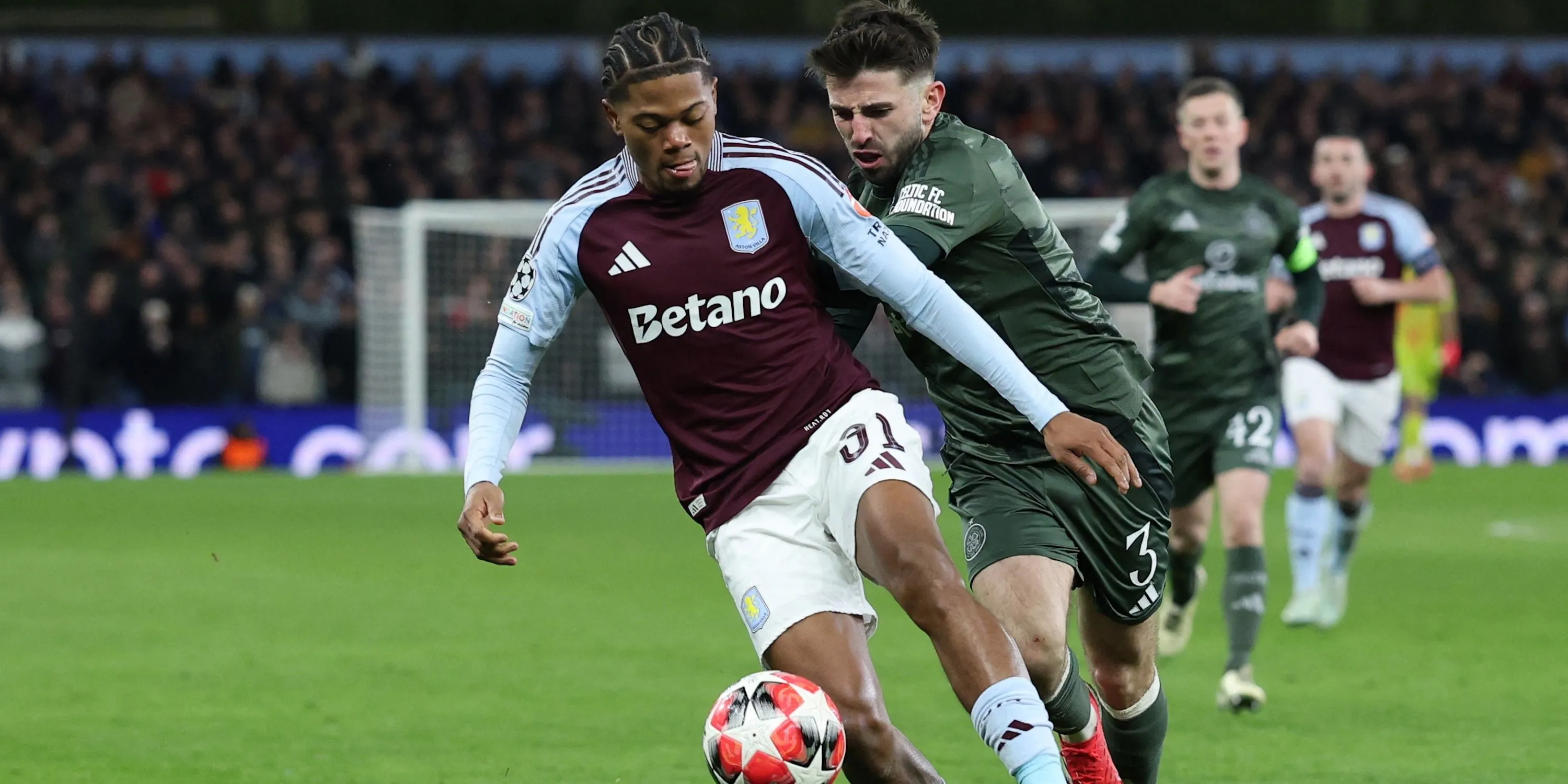 Leon Bailey trong màu áo Aston Villa