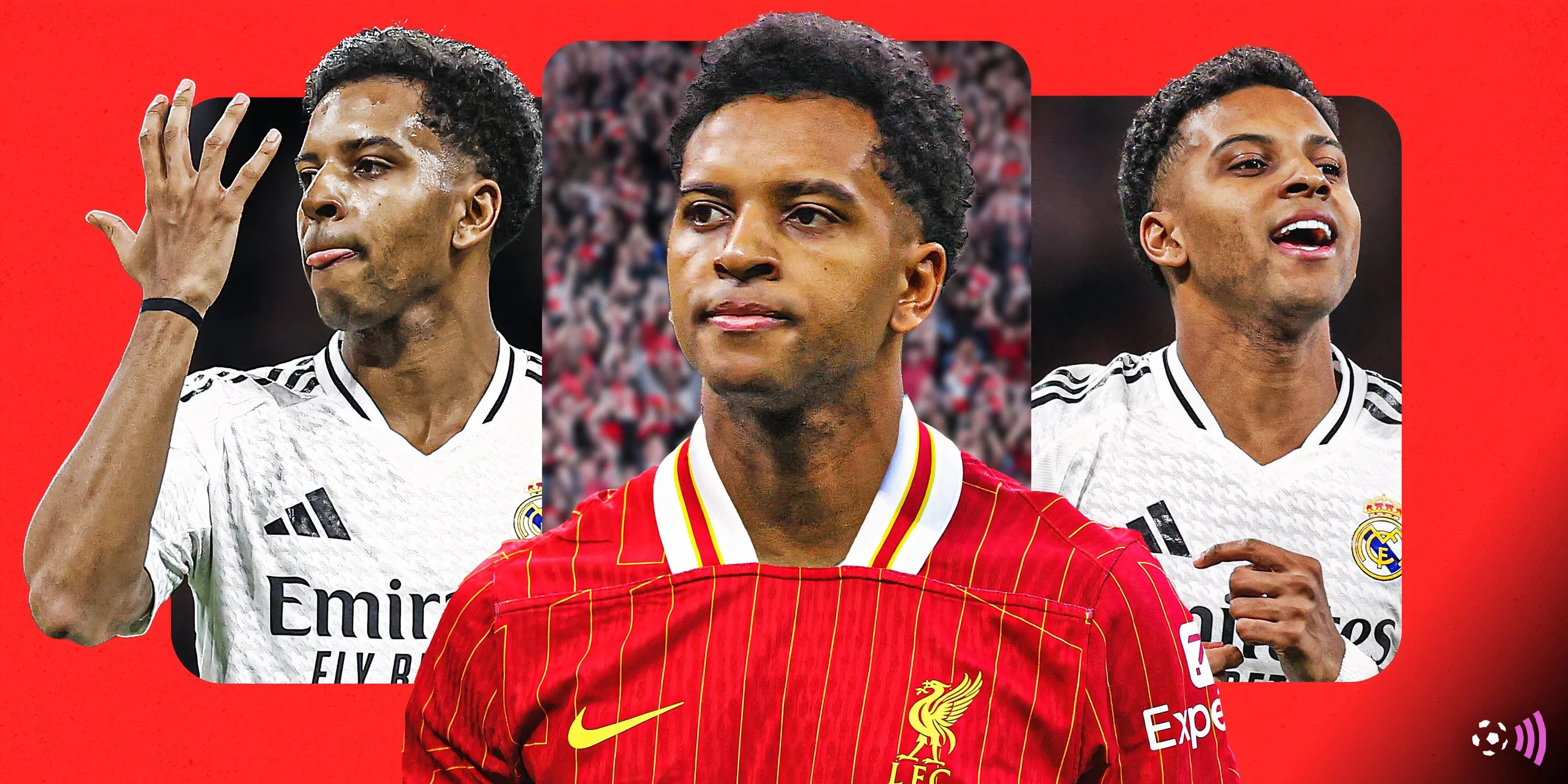 Rodrygo trong màu áo Real Madrid, mục tiêu chuyển nhượng tiềm năng của Liverpool để tăng cường hàng công.