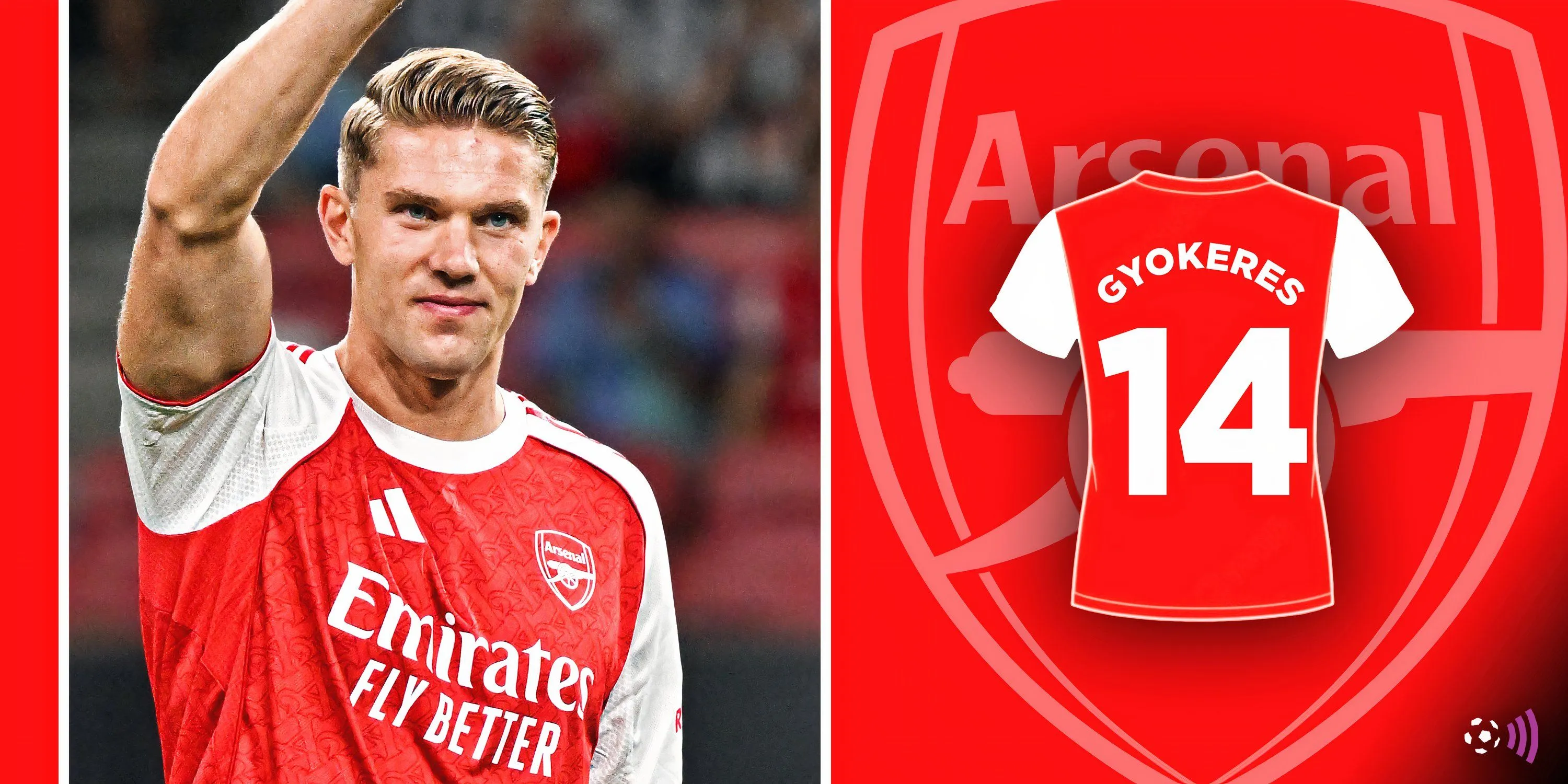 Viktor Gyokeres, bản hợp đồng mới đầy hứa hẹn của Arsenal cho mùa giải Ngoại hạng Anh