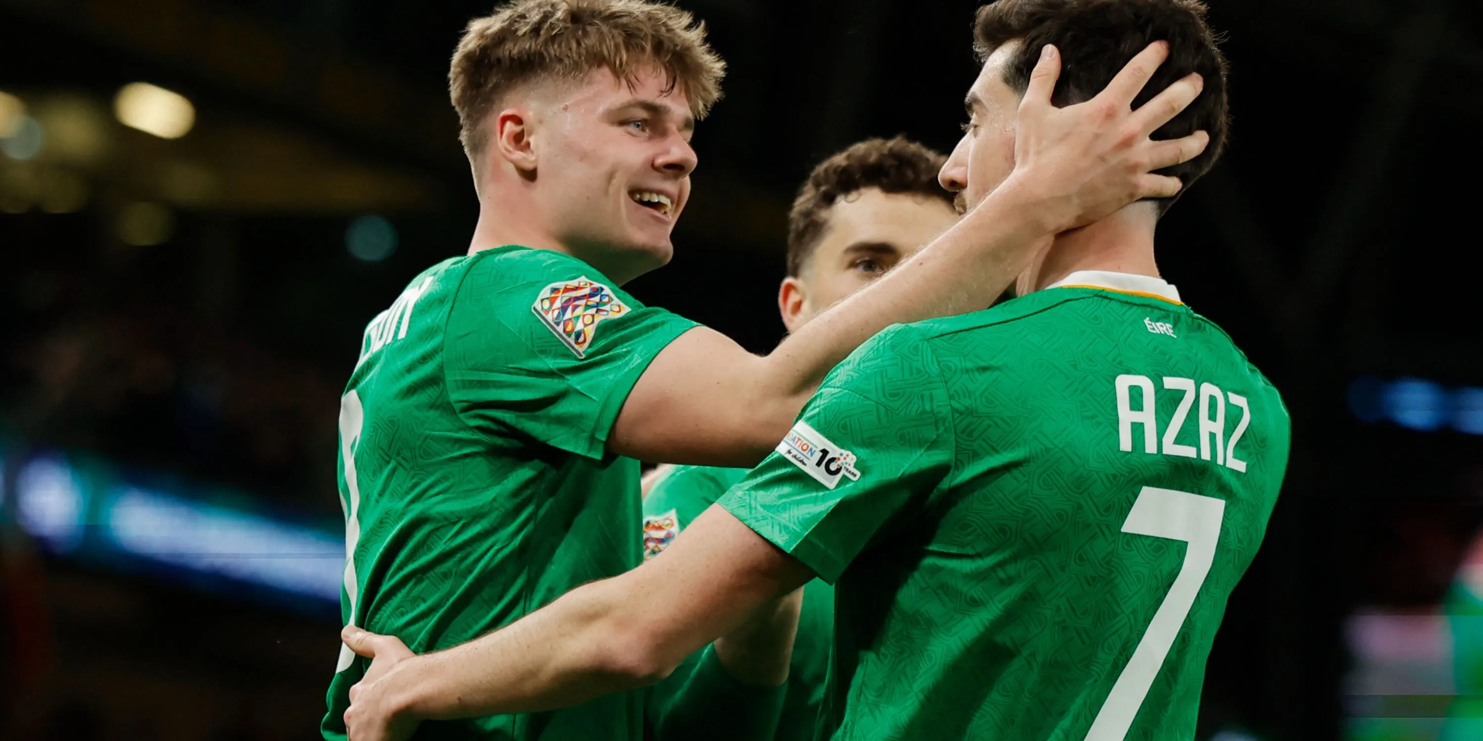 Evan Ferguson thi đấu cho đội tuyển Ireland