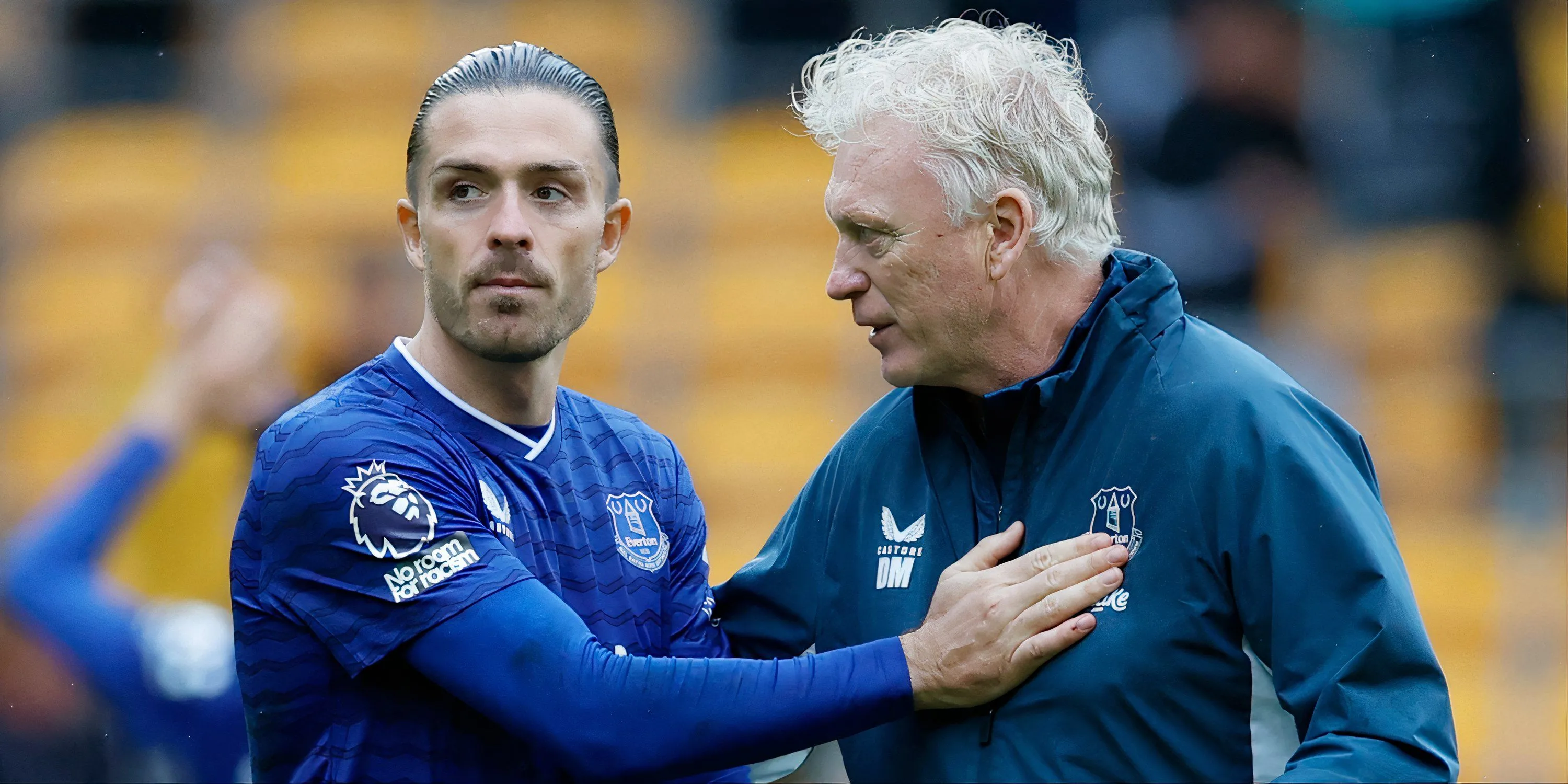 HLV David Moyes cùng Jack Grealish, niềm hy vọng mới của Everton