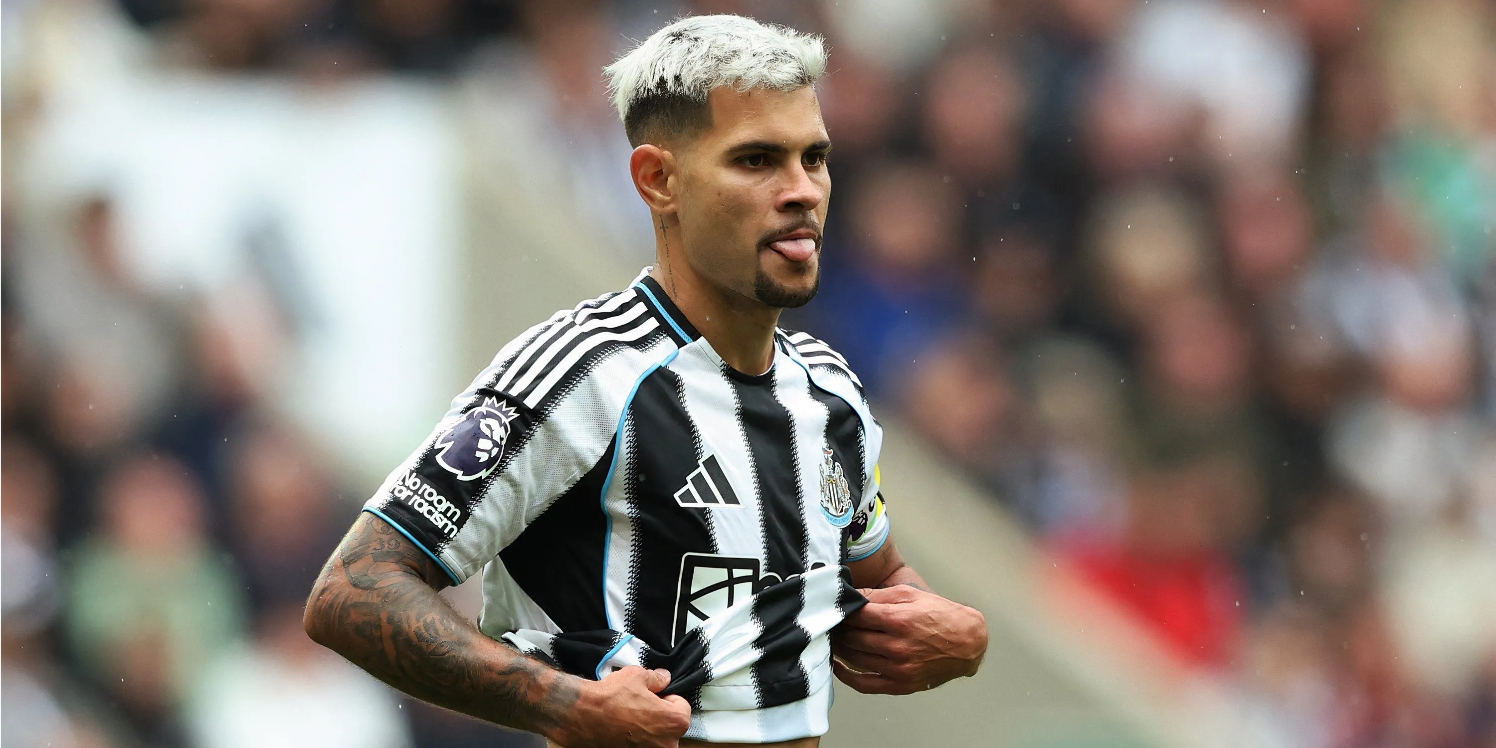 Bruno Guimaraes trong màu áo Newcastle, biểu tượng của sự ổn định tuyến giữa