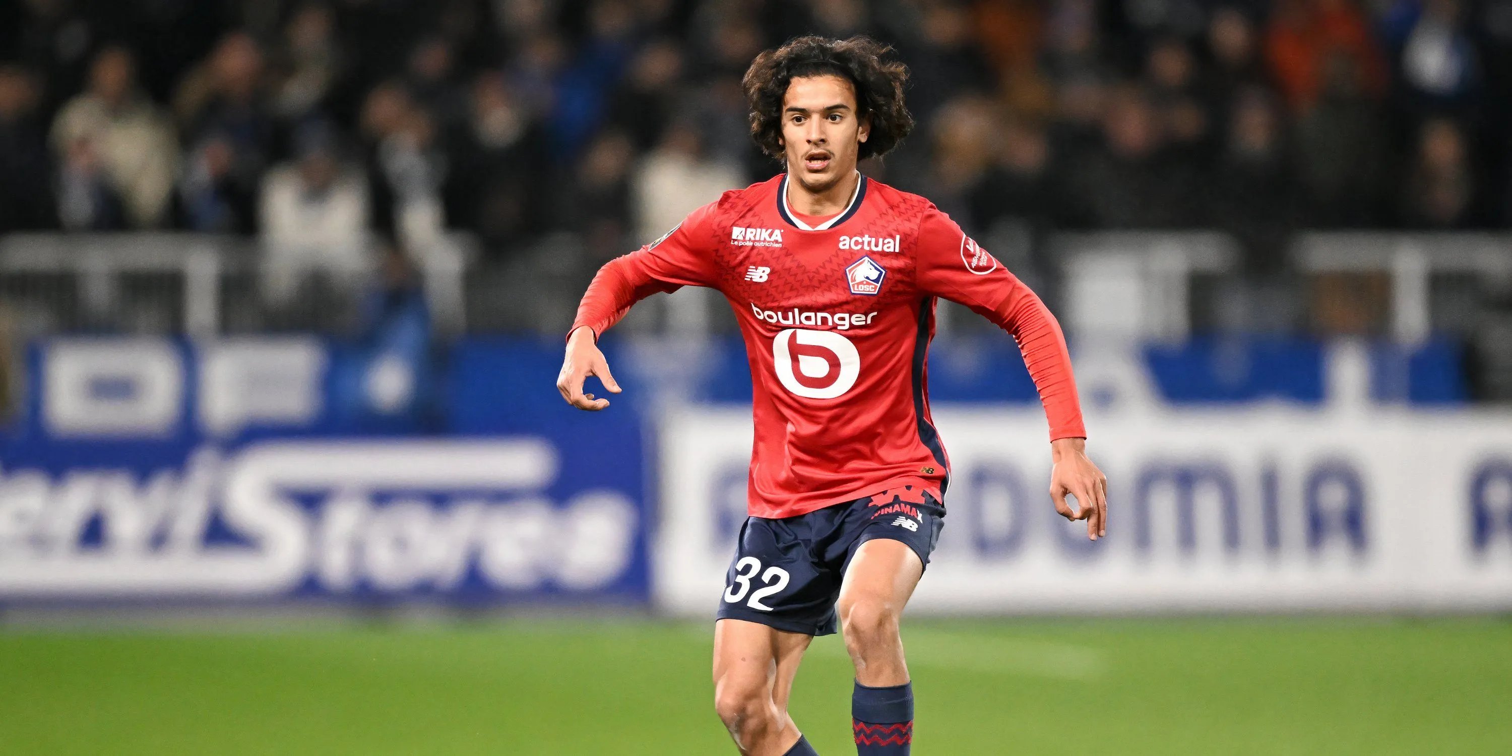 Cầu thủ Ayyoub Bouaddi của Lille, mục tiêu chuyển nhượng của Manchester United