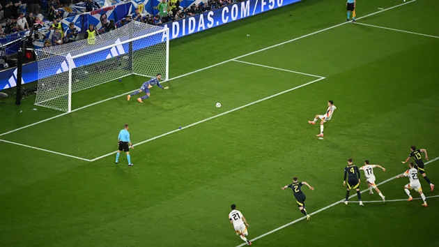 Hình ảnh minh họa các yếu tố ảnh hưởng đến xG như vị trí sút và chất lượng đường chuyền