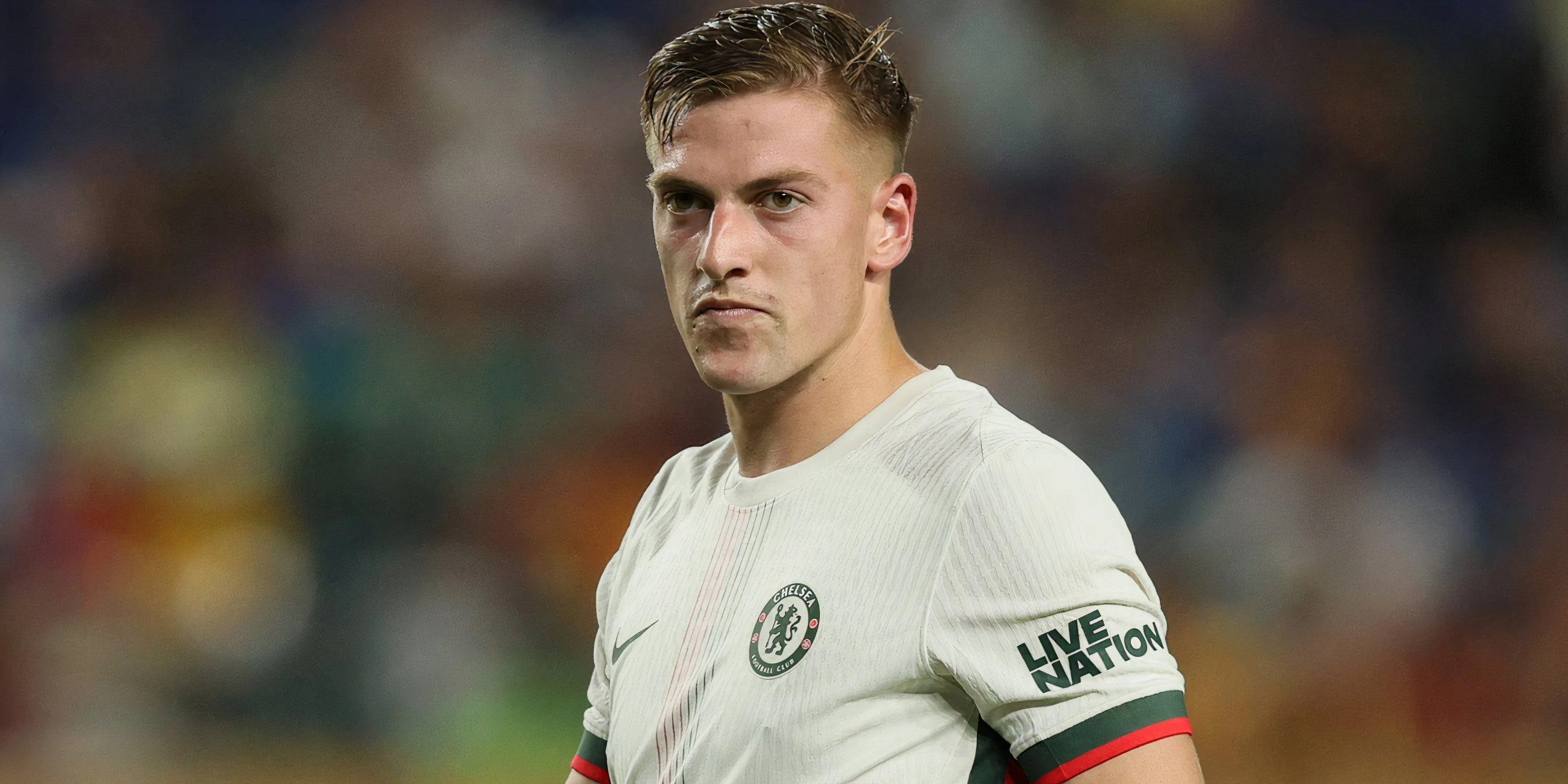 Liam Delap trong màu áo Chelsea