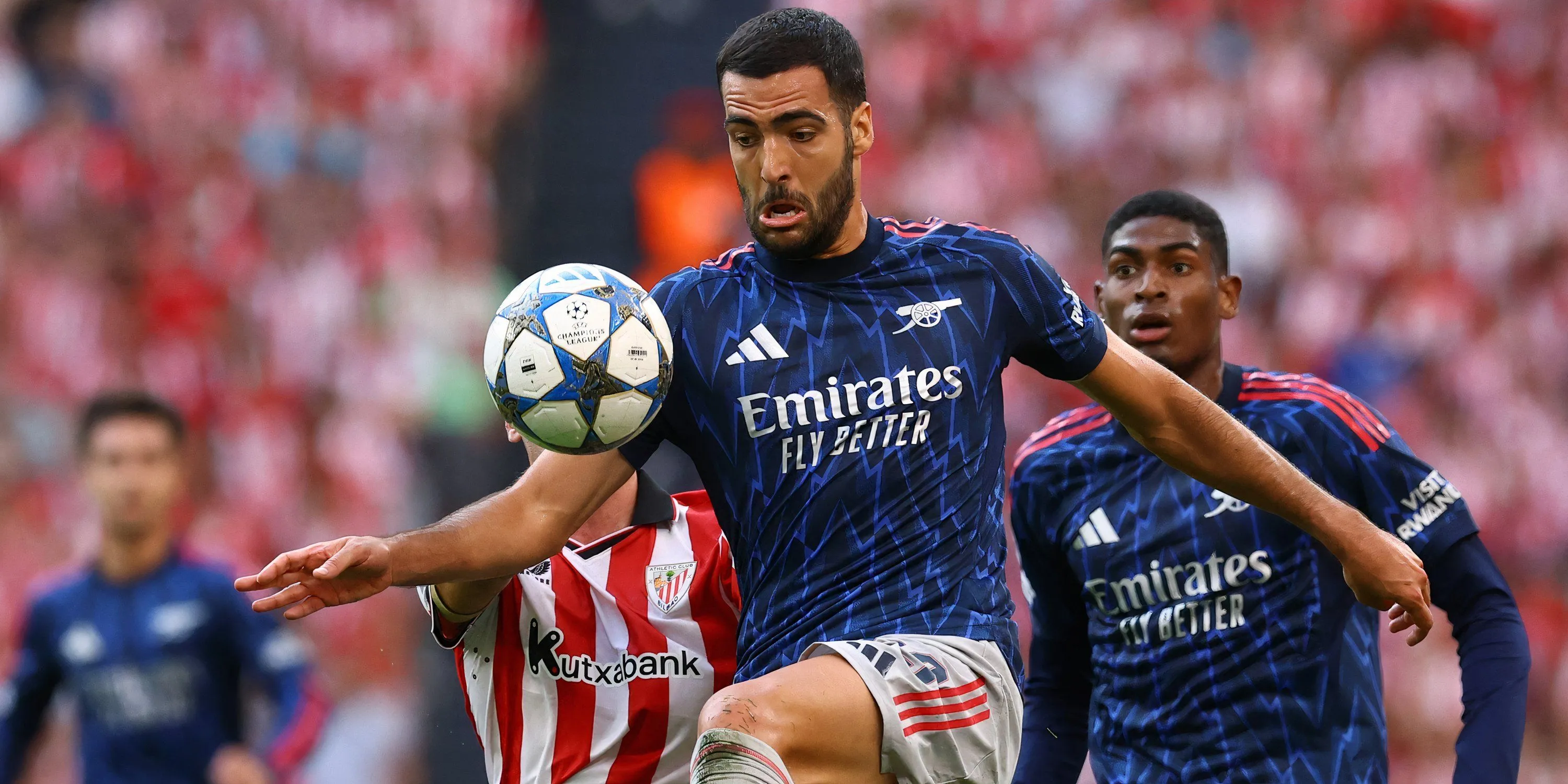 Mikel Merino trong màu áo Arsenal