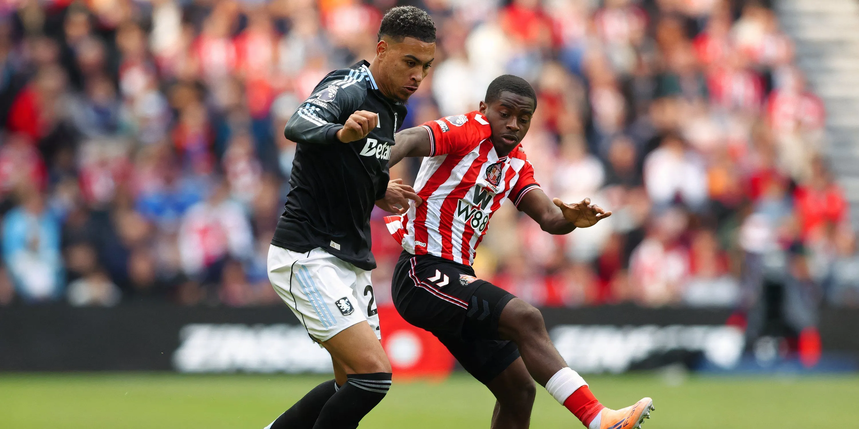 Noah Sadiki trong màu áo Sunderland