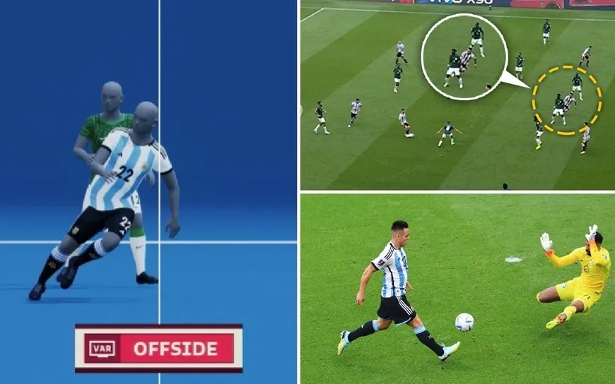Ví dụ áp dụng công nghệ bắt việt vị tự động tại World Cup khiến các tình huống “nóng” thay đổi kết quả
